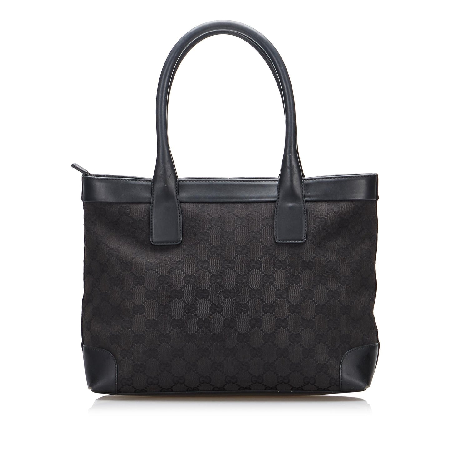 Gucci GG SHG-wcgeZ5 Canvas Calf Black Tote Bag