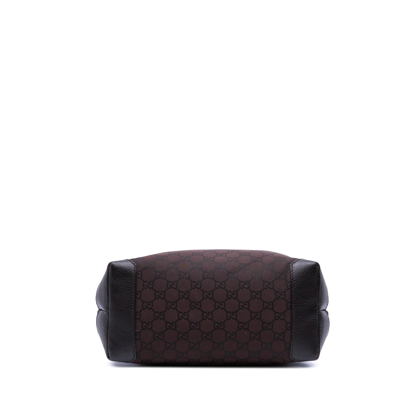 Gucci GG Canvas Calf Brown Tote Bag Tote 20