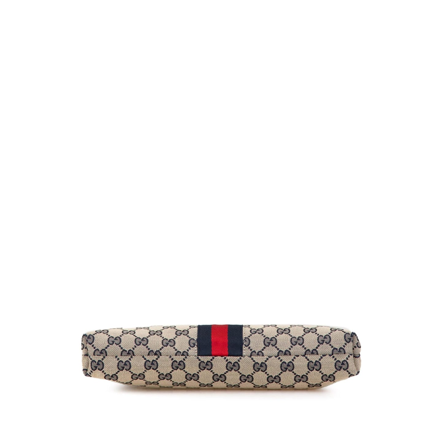 Gucci GG Web Canvas Calf Grey Crossbody Bag