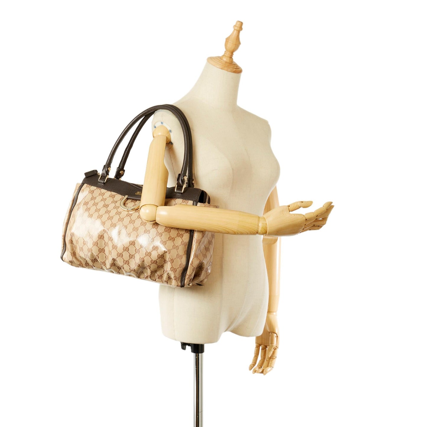 Gucci GG Crystal Abbey-D Ring Tote Bag (SHG-21367)