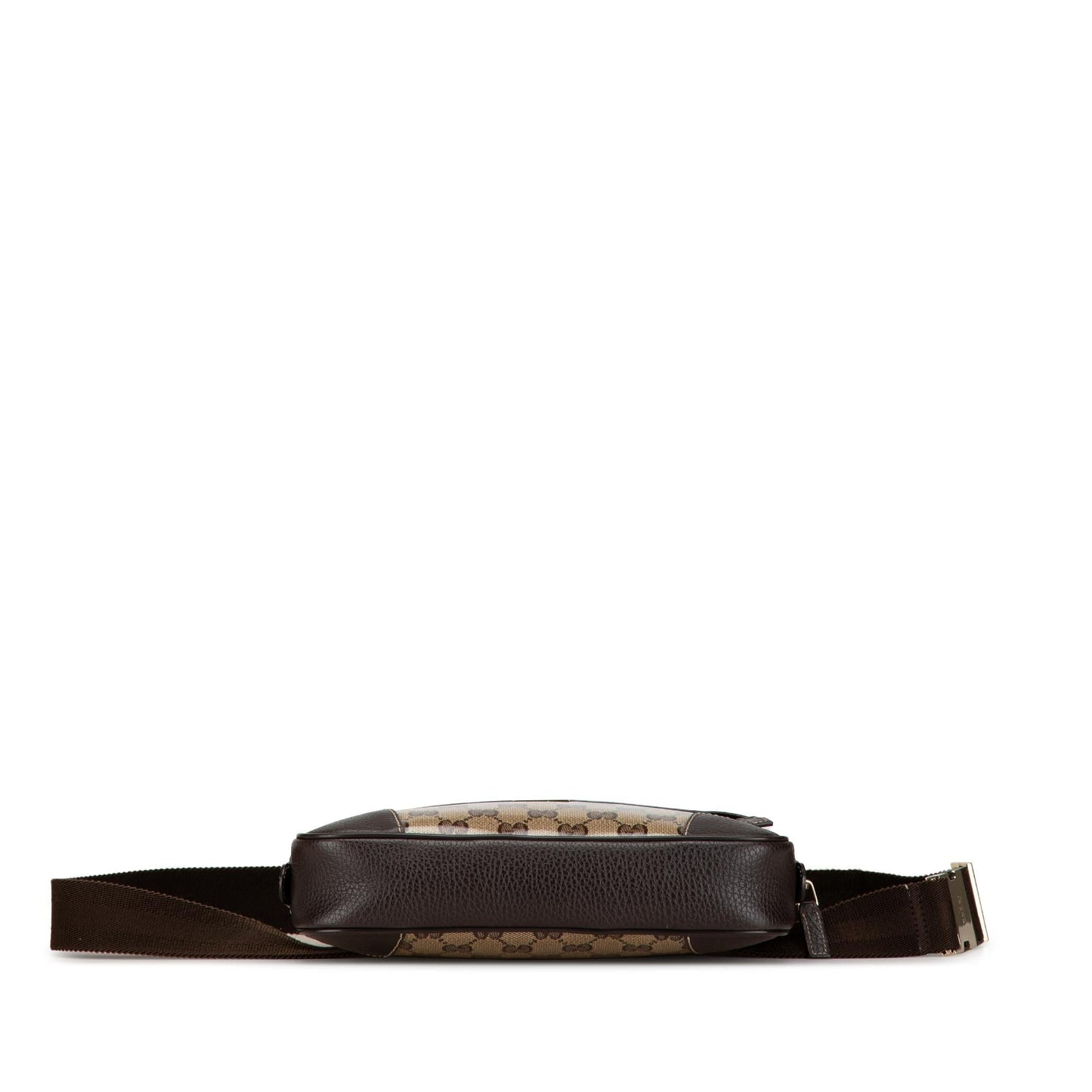 Gucci GG Crystal Belt SHG-bYbtsl Canvas Calf Brown Accessory