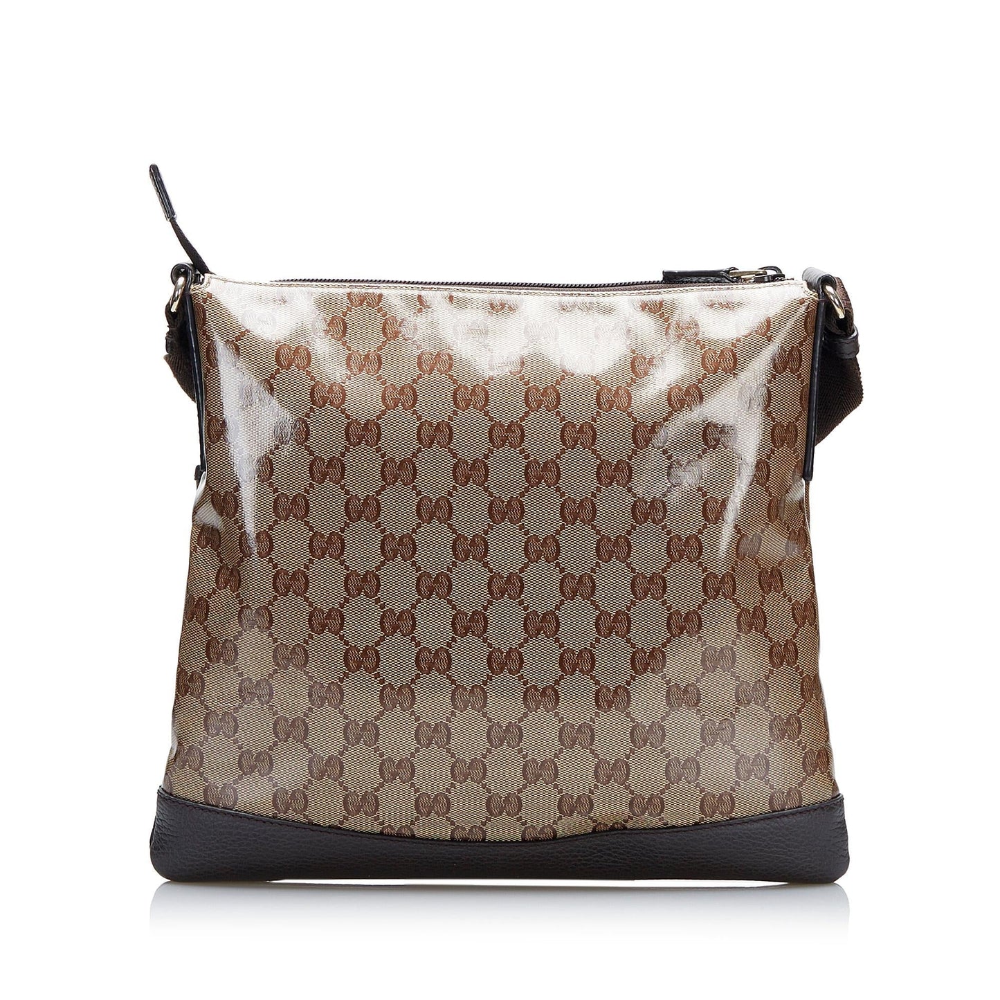 Gucci GG Crystal SHG-FqrKm5 Brown Crossbody Bag