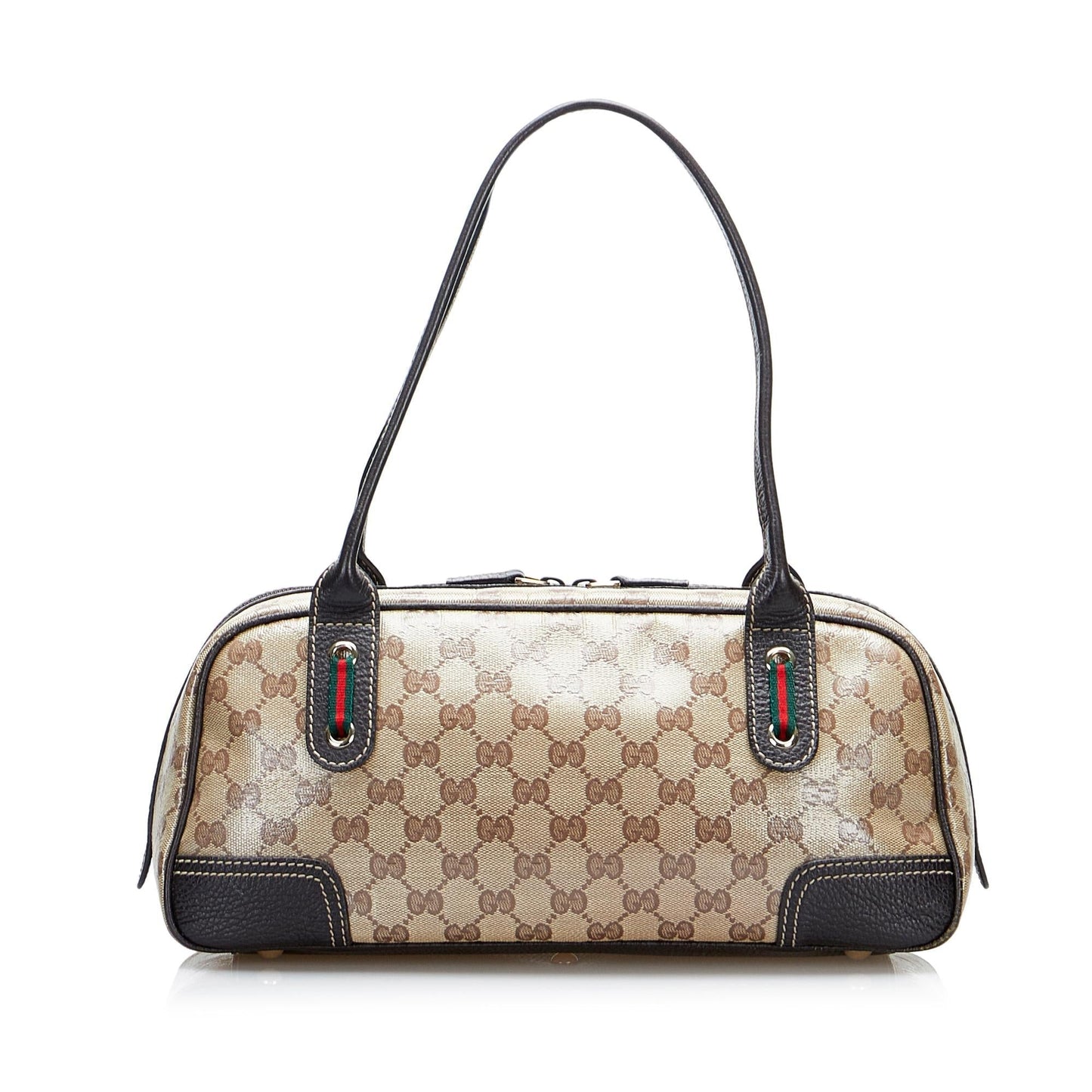 Gucci GG Crystal Princy SHG-FCTAX6 Canvas Brown Shoulder Bag