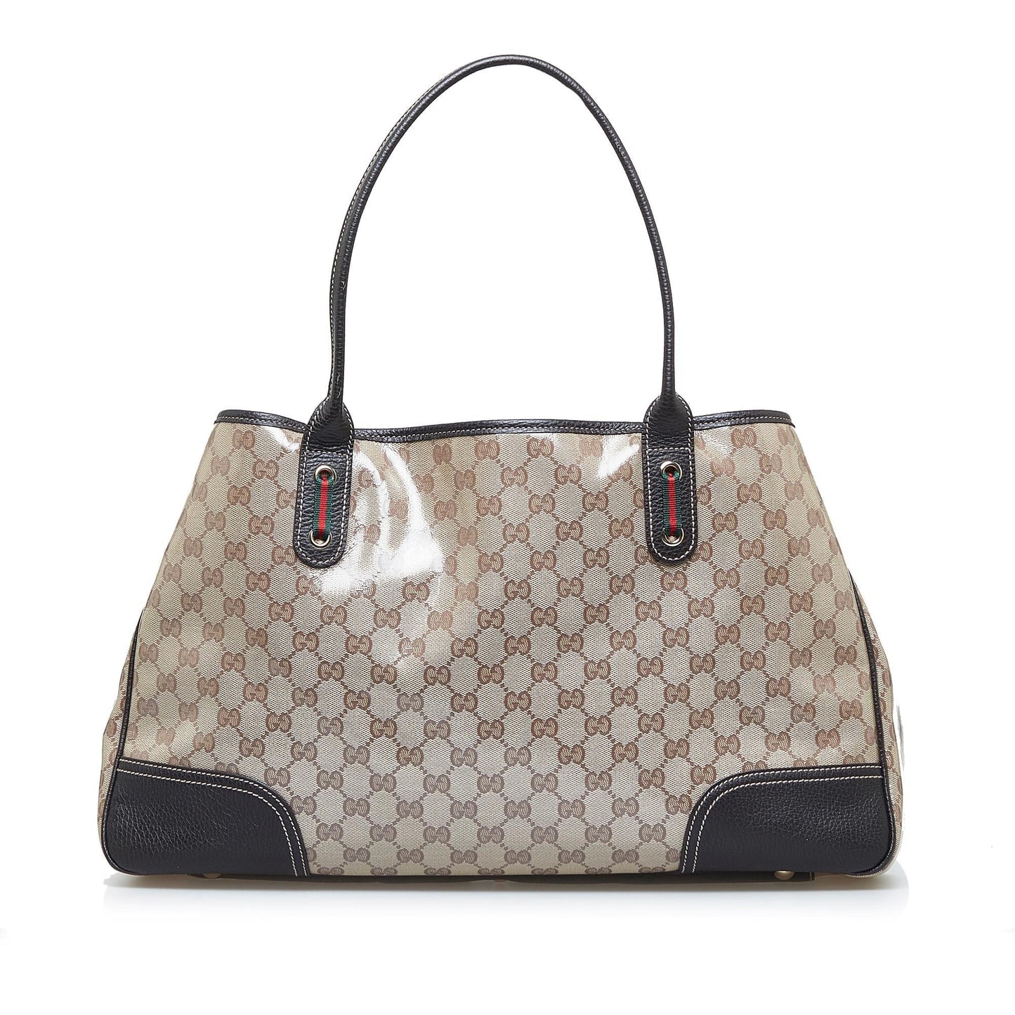 Gucci GG Crystal Princy SHG-5CWhxD Calf Brown Tote Bag