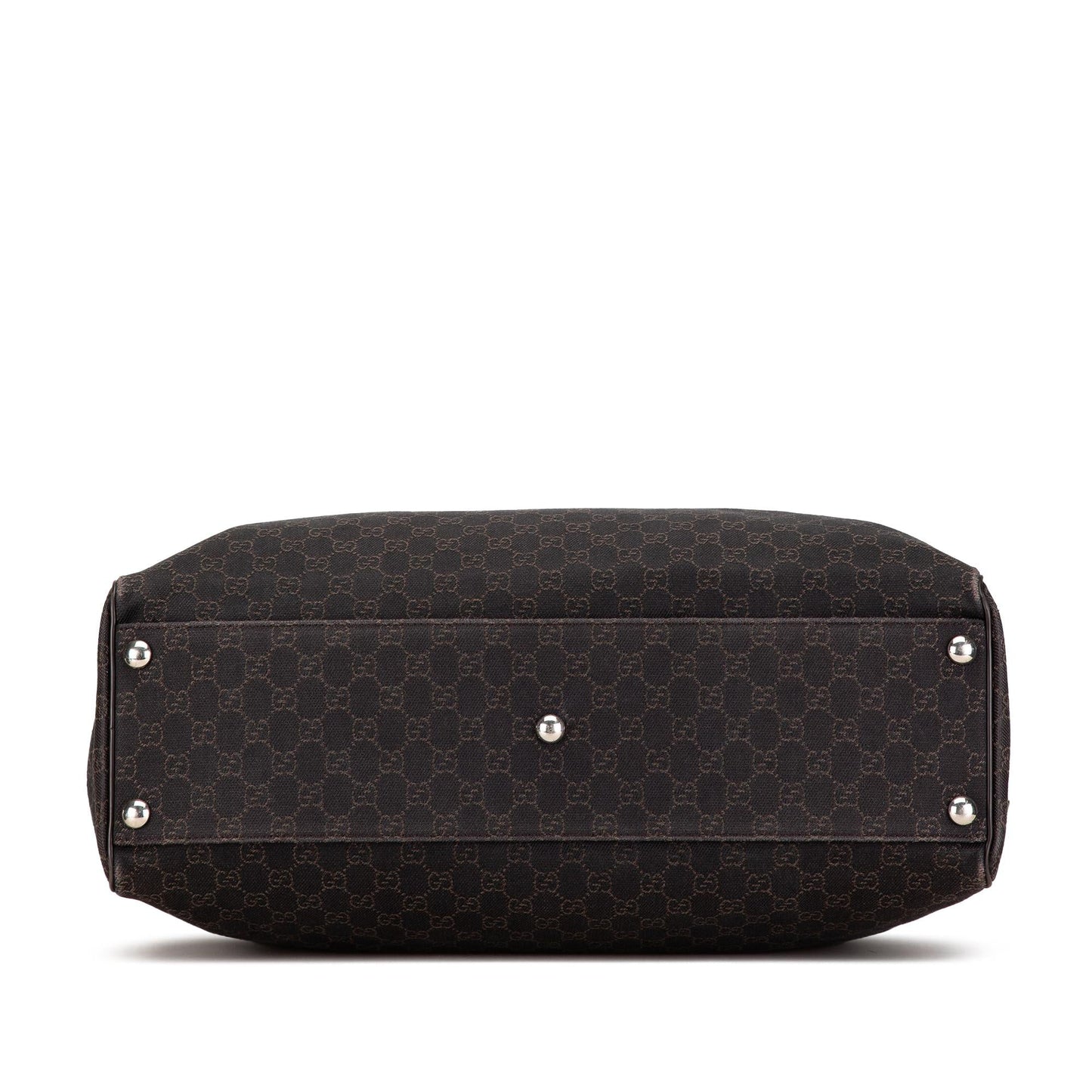 Gucci GG SHG-DNQbci Denim Brown Tote Bag