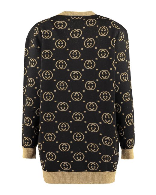 Gucci GG Lamé Cardigan Cotton Accessory