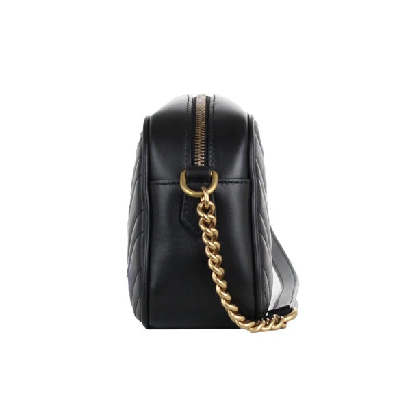 Gucci GG MARMONT MATELASSÃ CAMERA Matelasse Small Crossbody Bag