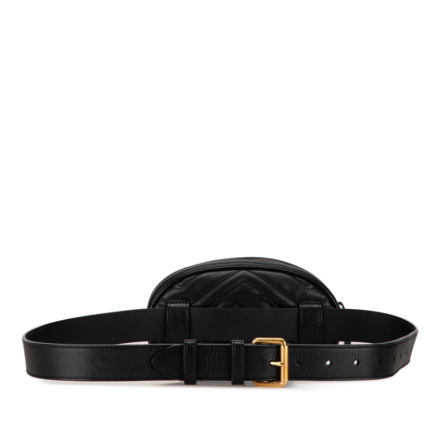 Gucci GG Marmont Belt Matelasse Leather Calf Black Accessory Belt Bag
