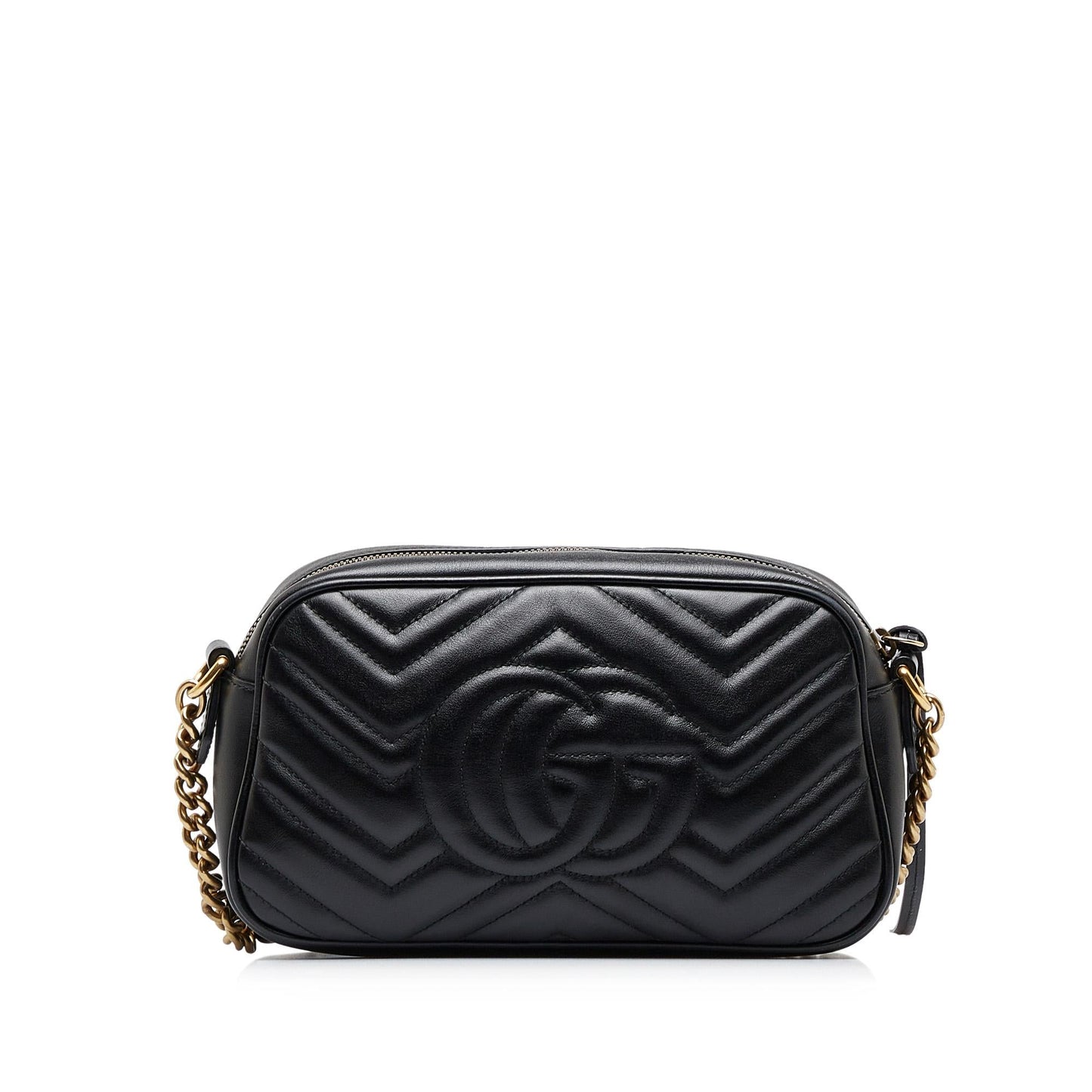Gucci GG Marmont SHG-Ilztpl Matelasse Calf Black Crossbody Bag