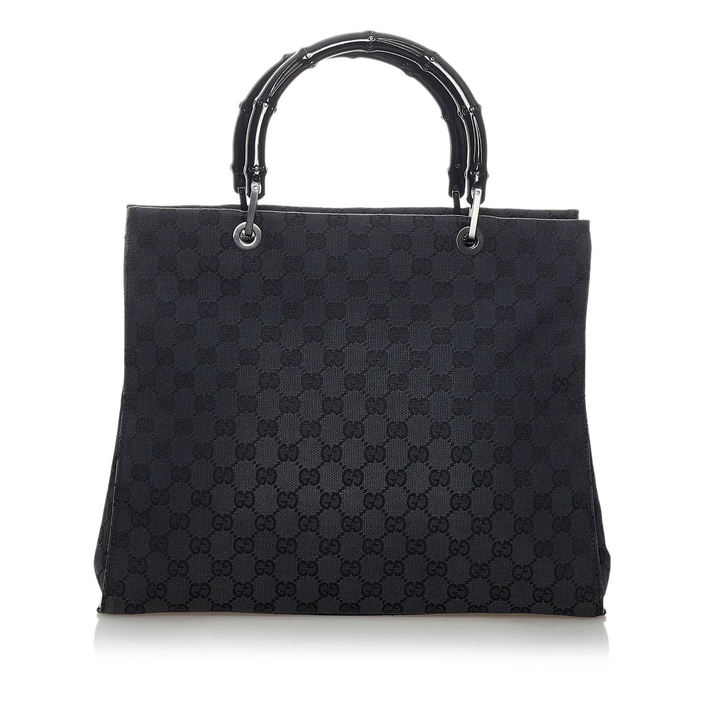Gucci GG Bamboo SHG Nylon Black Tote Bag