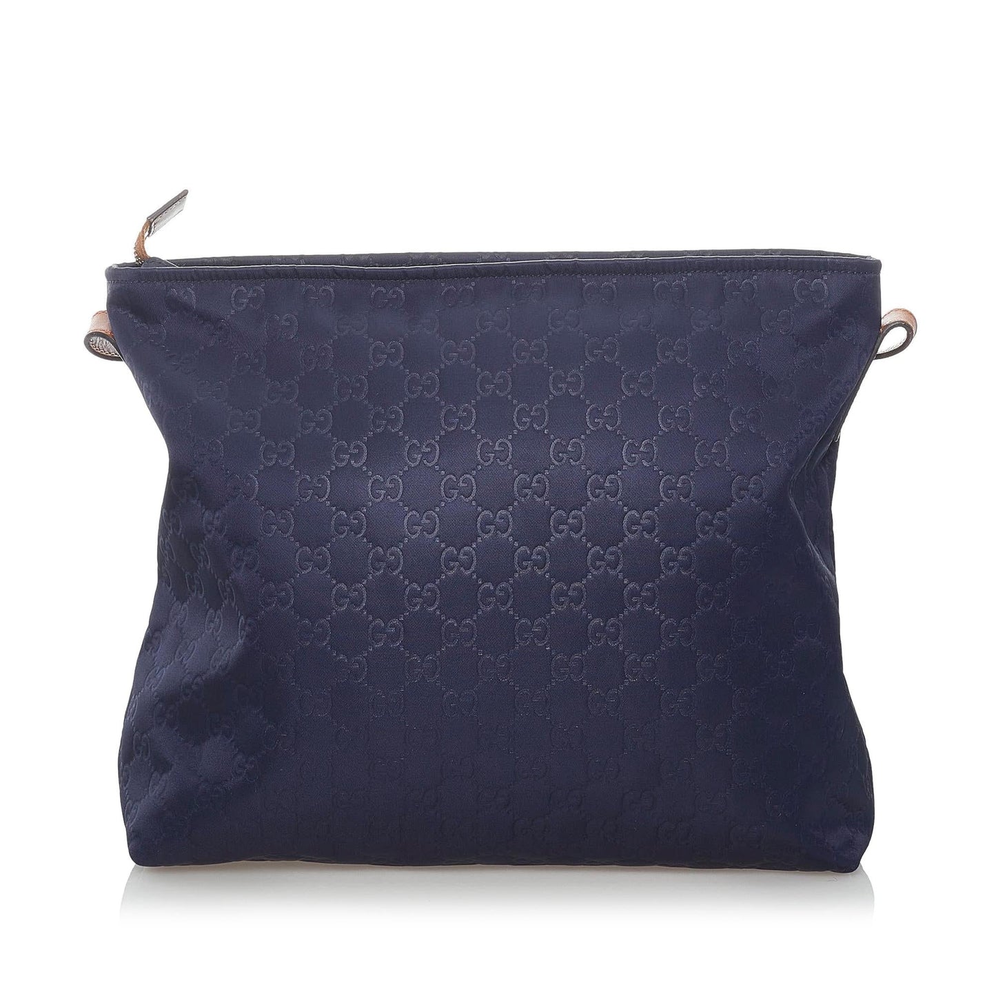 Gucci GG SHG Nylon Calf Brown Blue Crossbody Bag