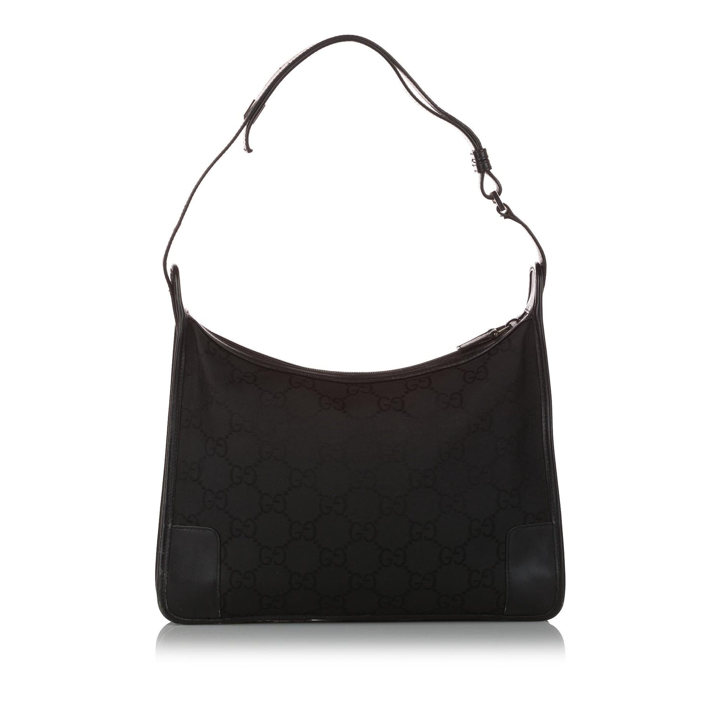 Gucci GG SHG Nylon Calf Black Shoulder Bag