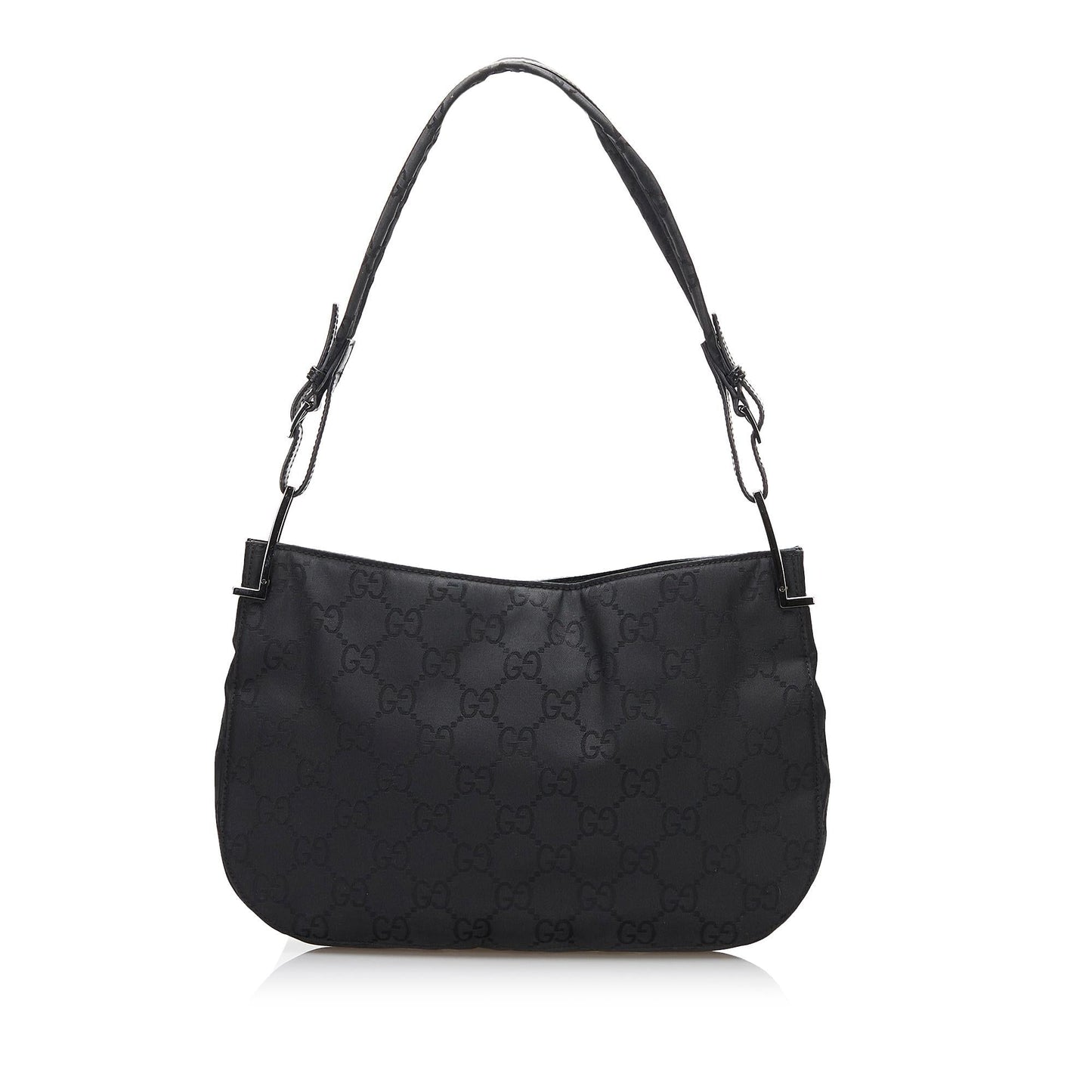 Gucci GG SHG-k5Q18t Nylon Black Shoulder Bag