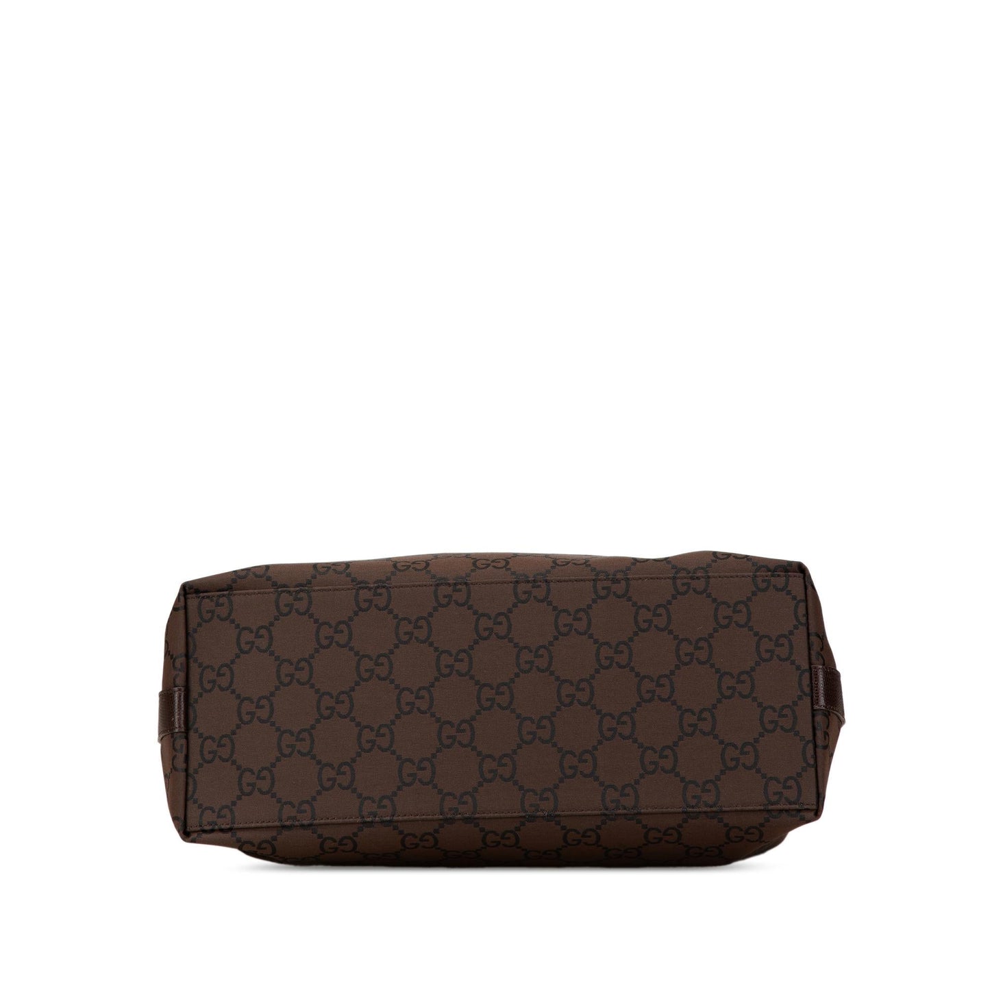 Gucci GG SHG-OK1rdq Nylon Calf Brown Shoulder Bag