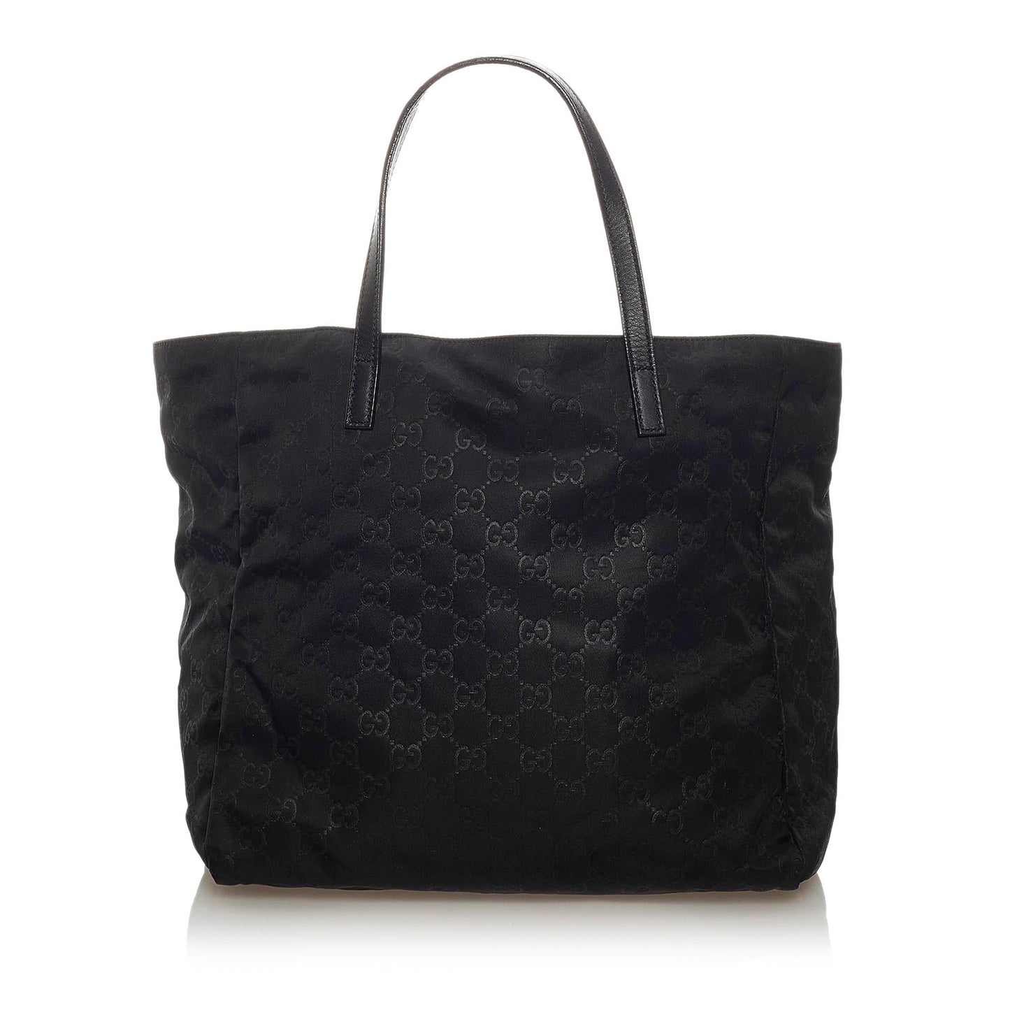 Gucci GG SHG Nylon Black Tote Bag Bag Shg