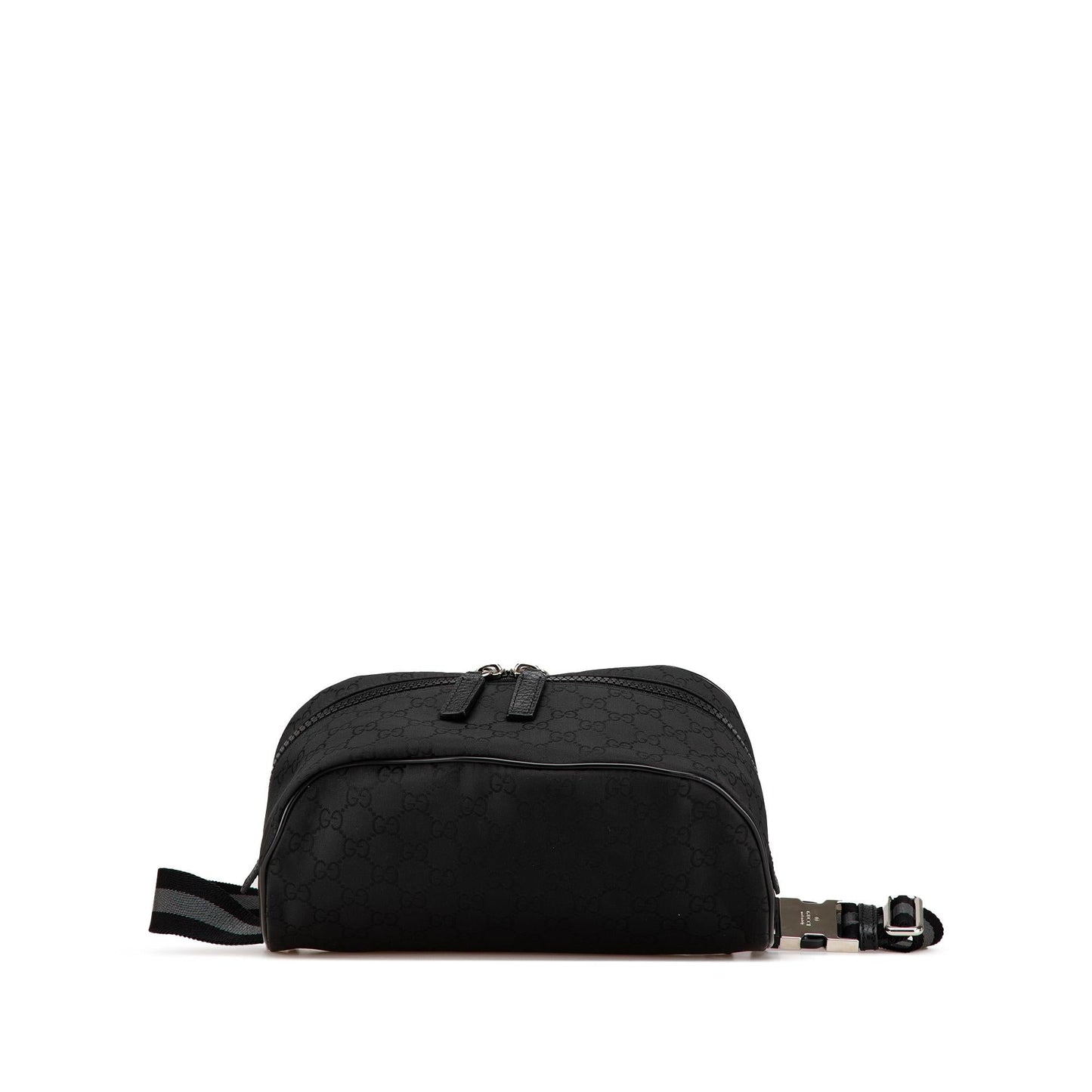 Gucci GG Web Belt Nylon Black Accessory Belt Bag