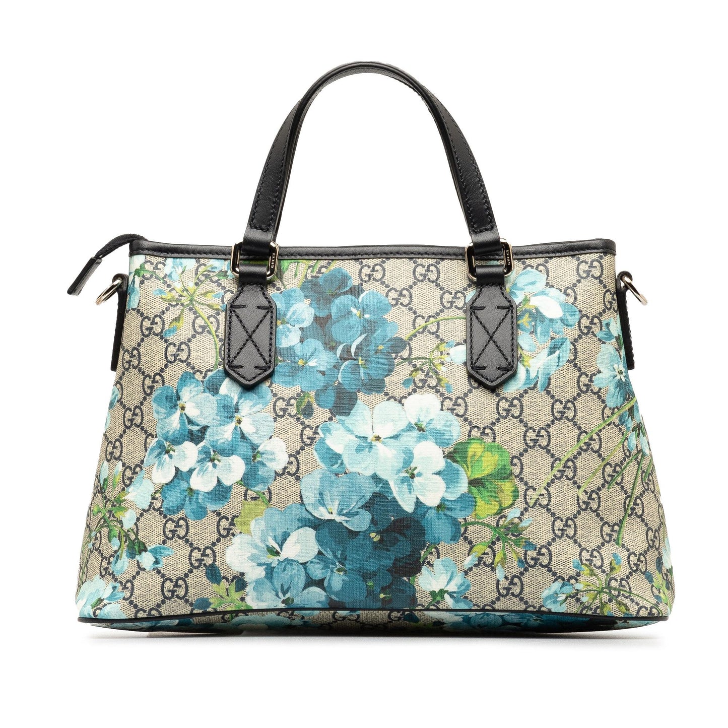 Gucci GG Supreme Blooms SHG-Vp8uFR Canvas Brown Satchel Bag