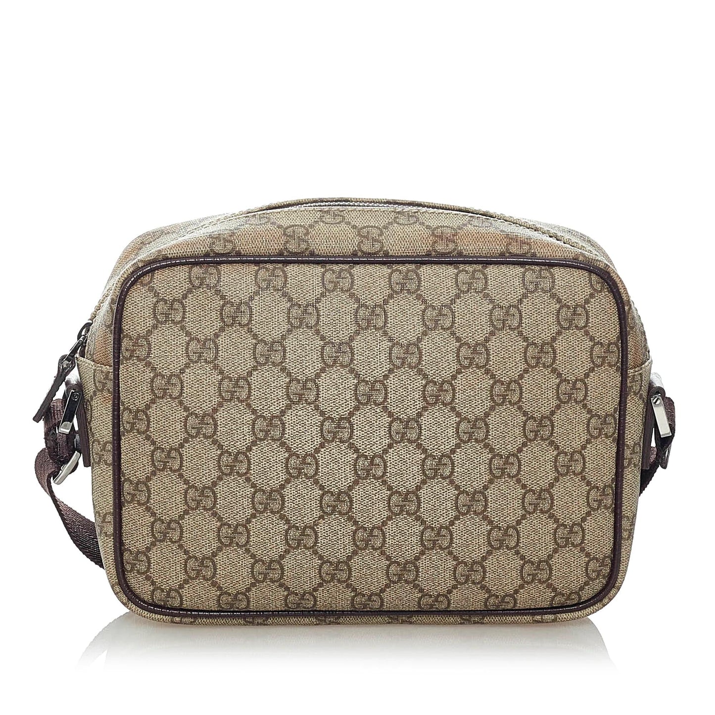 Gucci GG Supreme SHG Canvas Brown Crossbody Bag 3