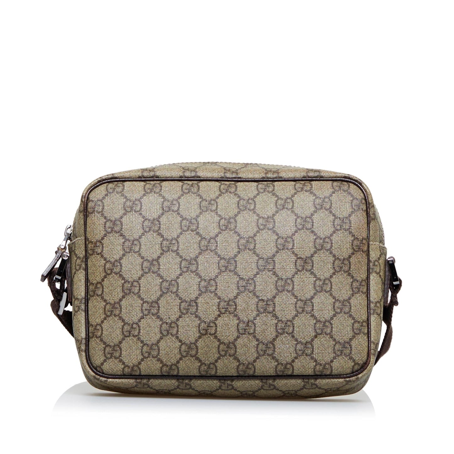 Gucci GG Supreme SHG-3GKWd6 Canvas Brown Crossbody Bag