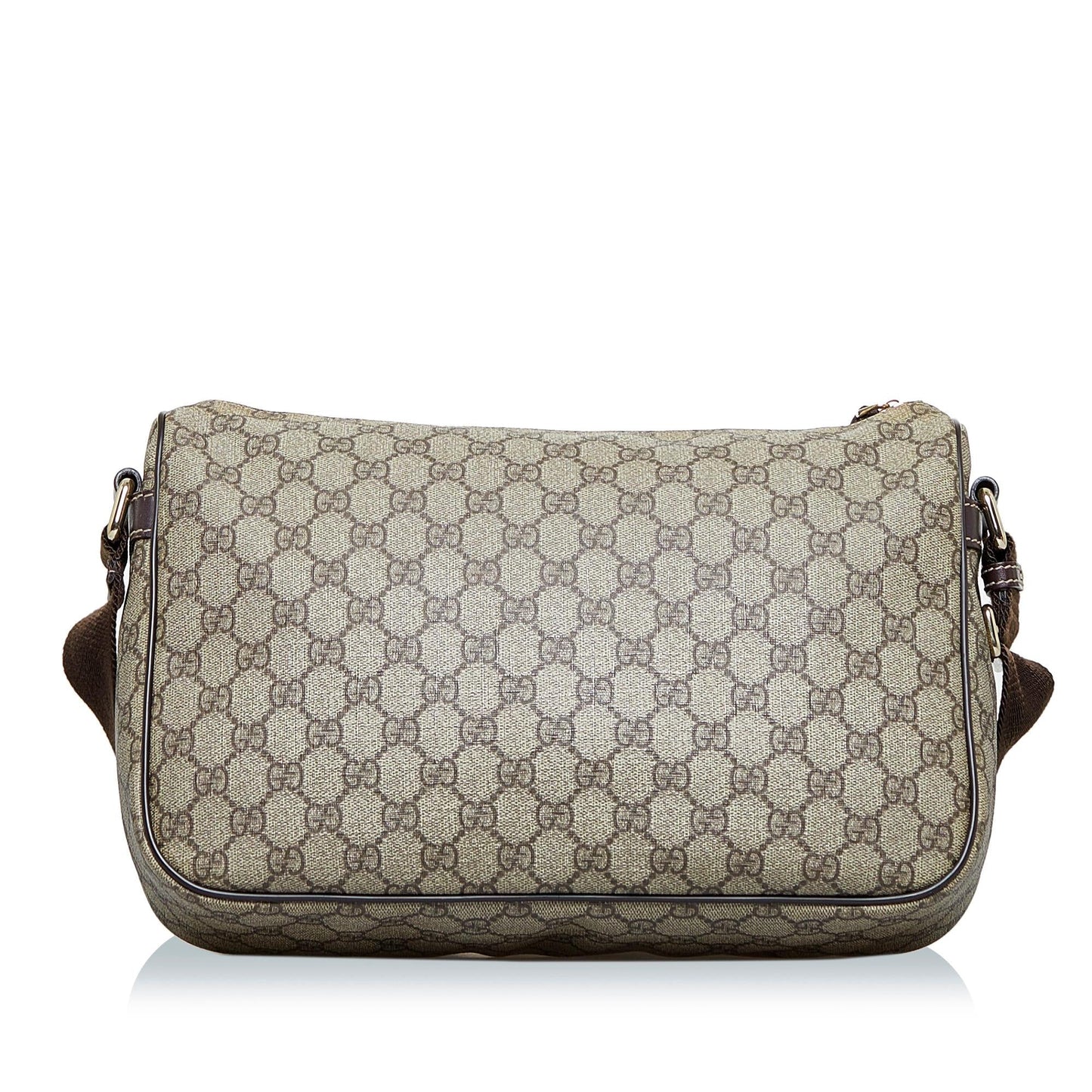 Gucci GG Supreme SHG-lY q Canvas Brown Crossbody Bag