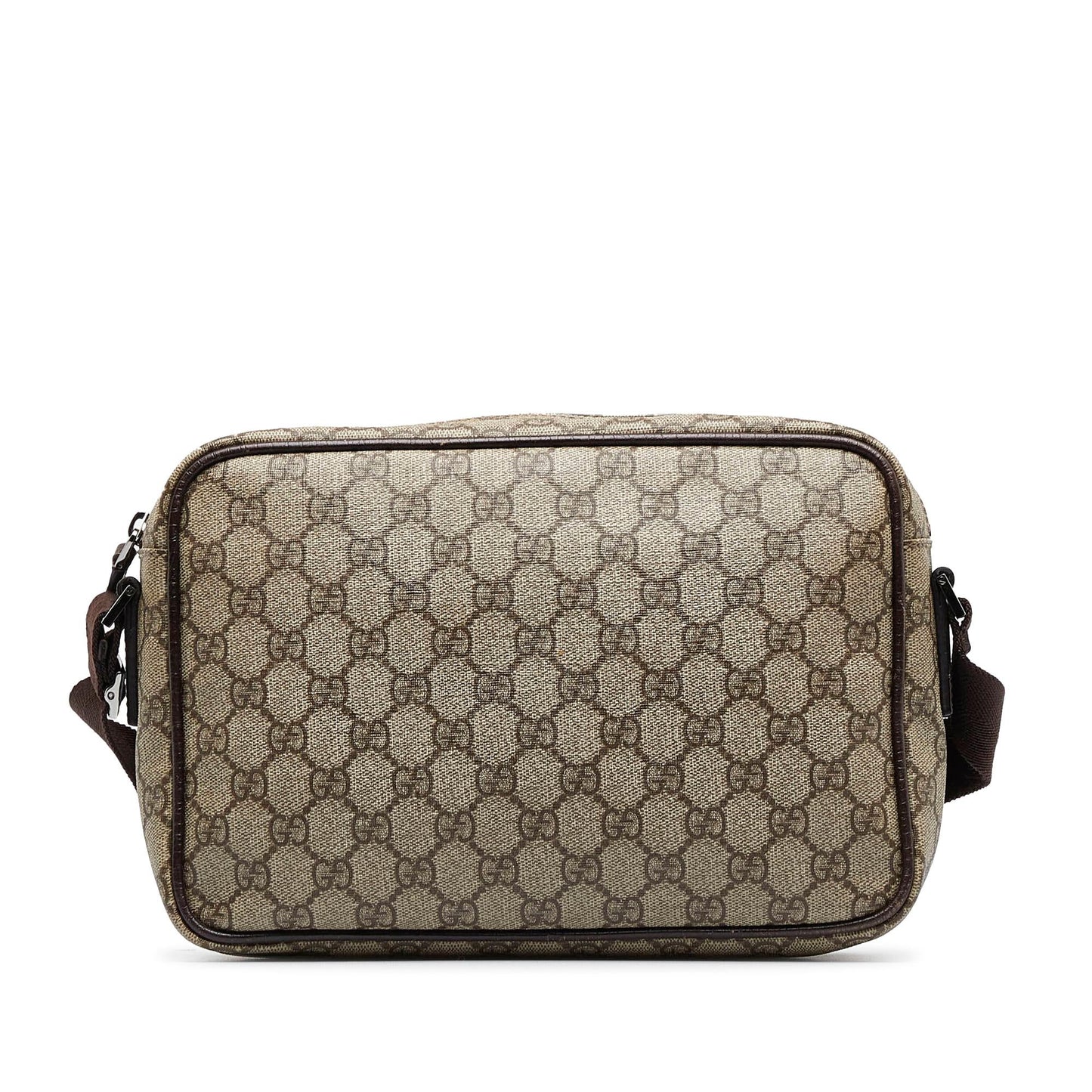 Gucci GG Supreme SHG-tRkLLV Canvas Brown Crossbody Bag