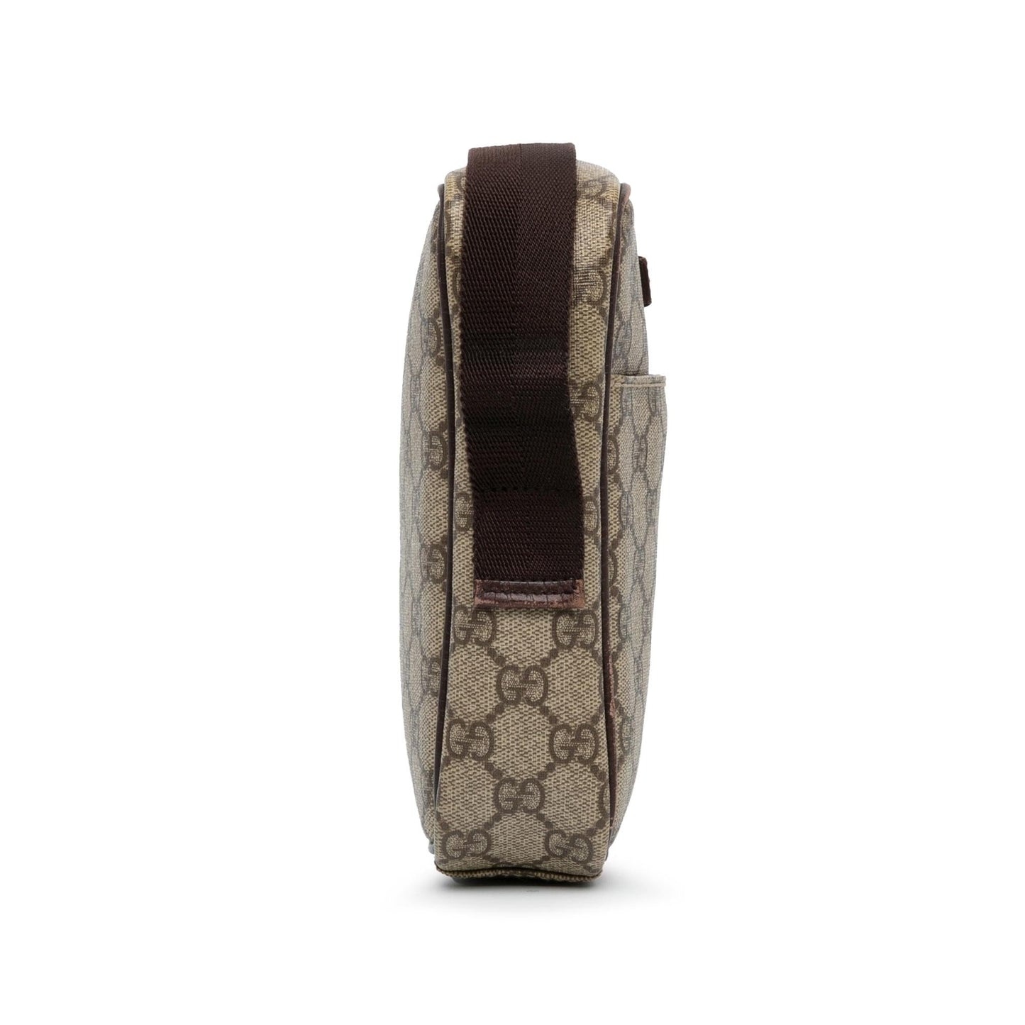 Gucci GG Supreme SHG-gFuKzp Canvas Brown Crossbody Bag
