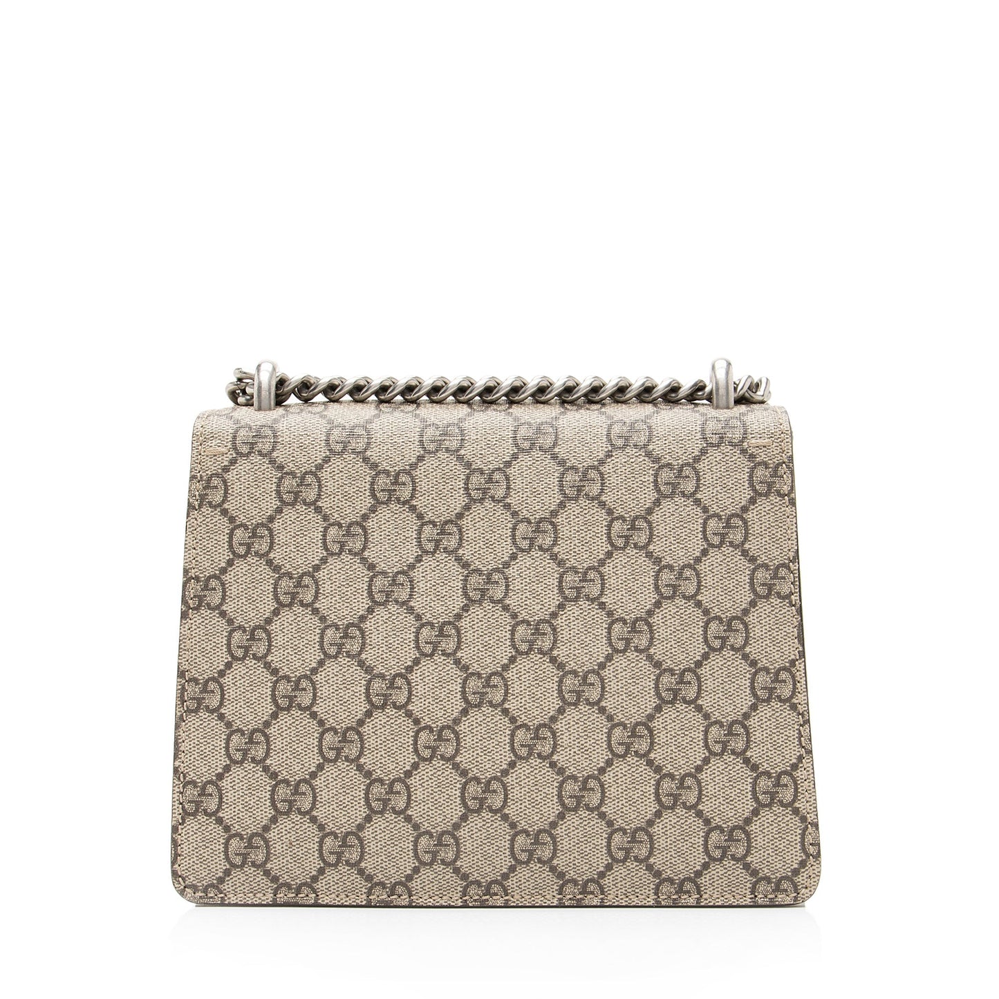 Gucci GG Supreme Dionysus SHF Canvas Suede Brown Beige Crossbody Bag