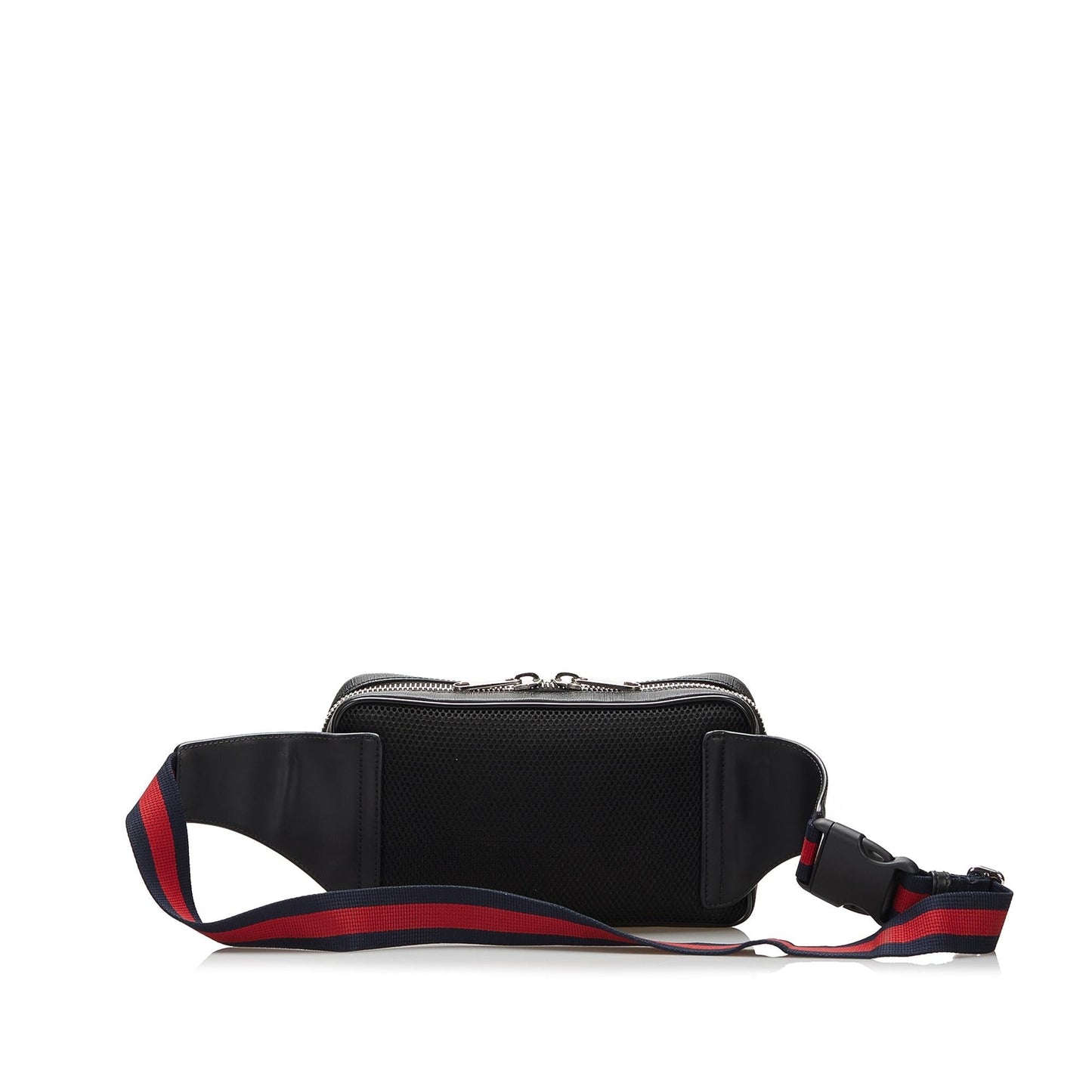 Gucci GG Supreme Night Courrier Belt Canvas Black Accessory