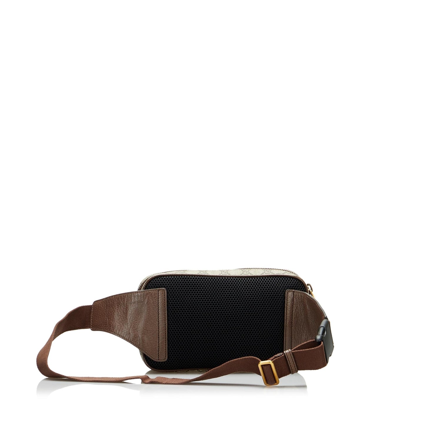 Gucci GG Supreme Ophidia Belt SHG-njFGZw Canvas Brown Accessory