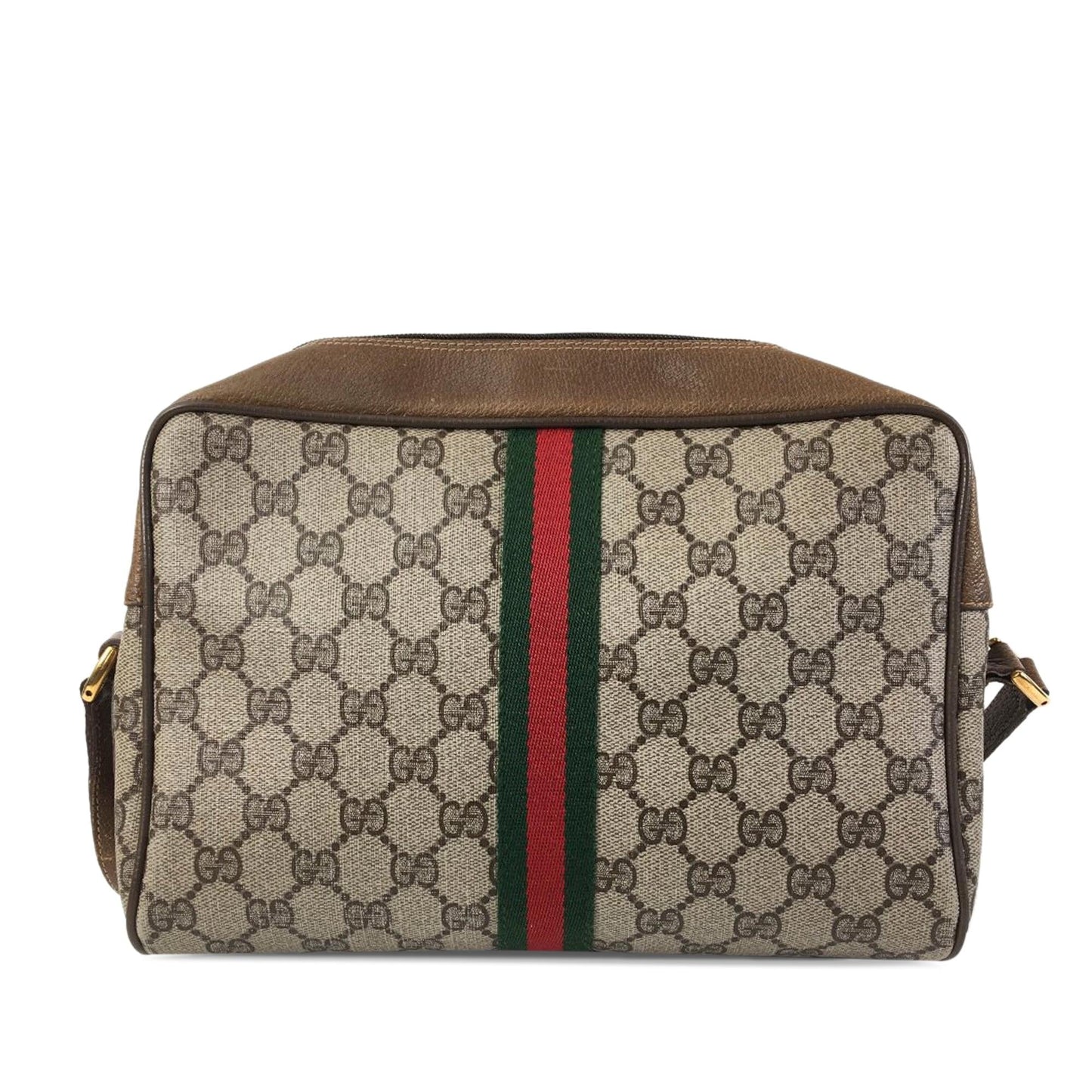 Gucci GG Supreme Ophidia SHG-rVmpFe Canvas Calf Brown Crossbody Bag
