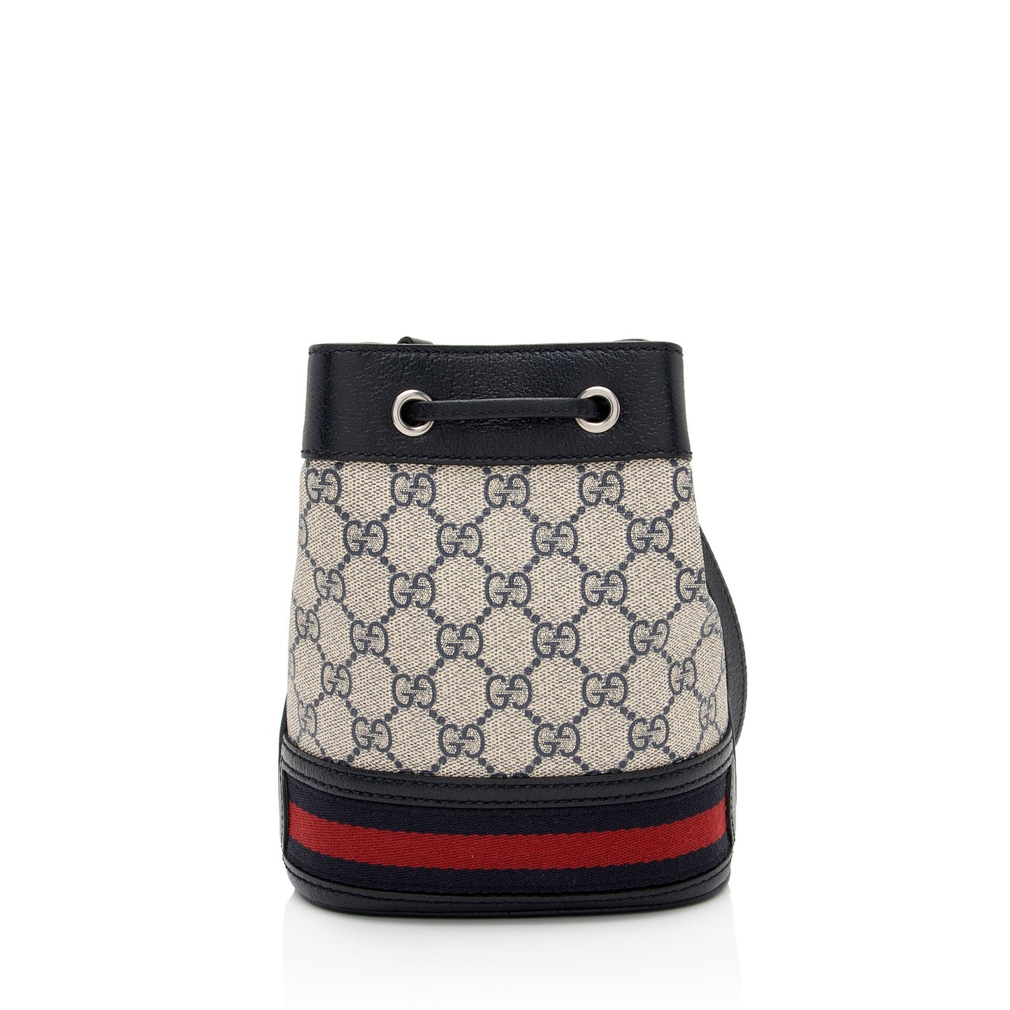 Gucci GG Supreme Ophidia Bucket SHF-ZawUrB Leather Canvas Nylon Beige Crossbody Bag