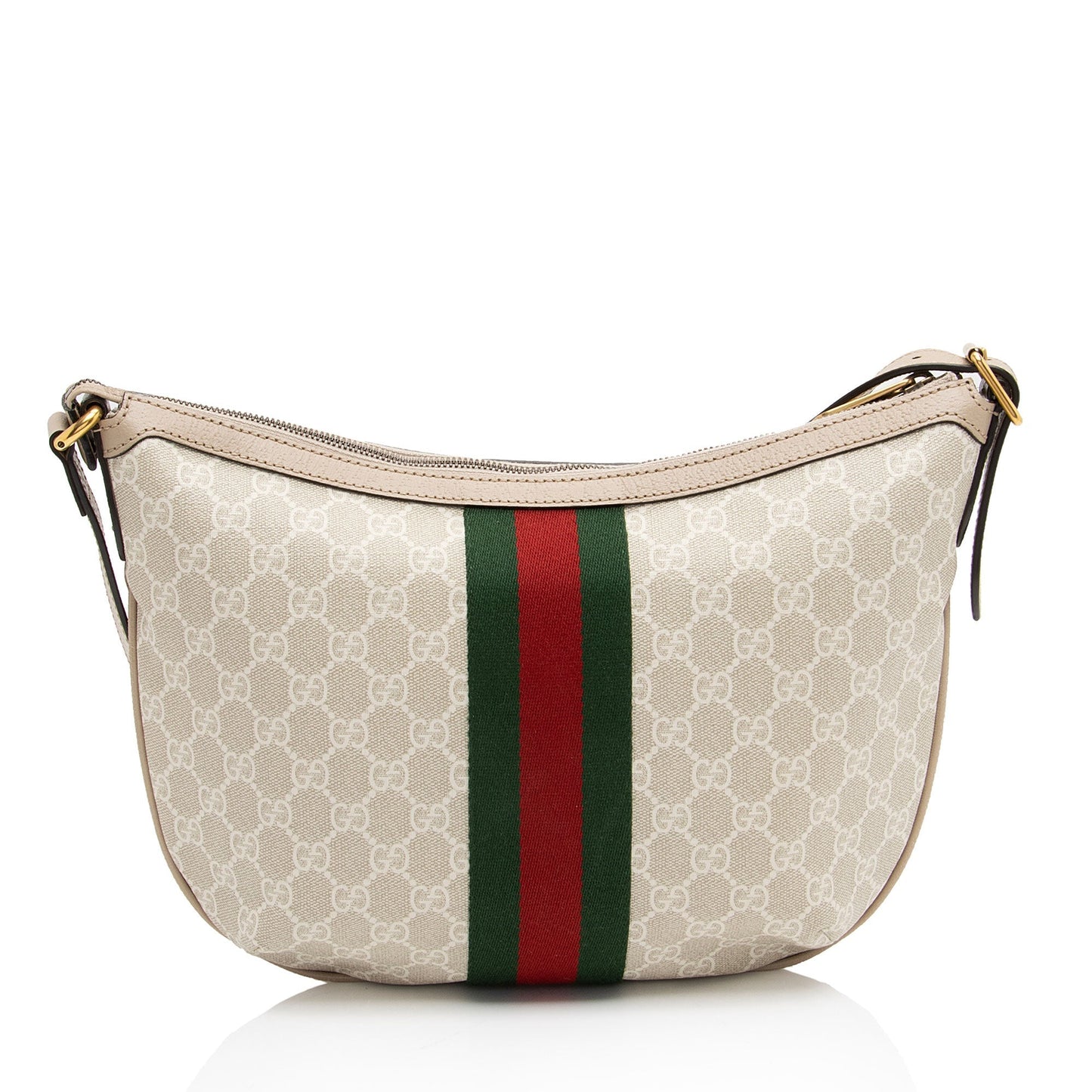Gucci GG Supreme Ophidia SHF-9xC4TK Leather Canvas Nylon White Crossbody Bag