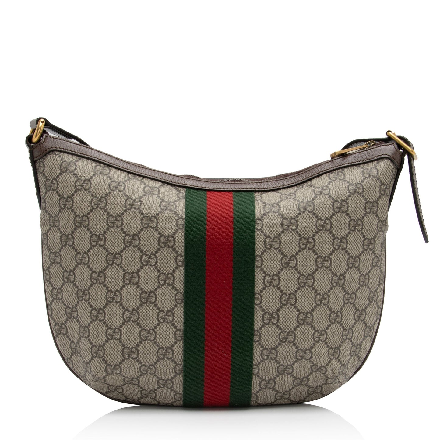 Gucci GG Supreme Ophidia SHF-WanJjv Leather Canvas Nylon Brown Crossbody Bag
