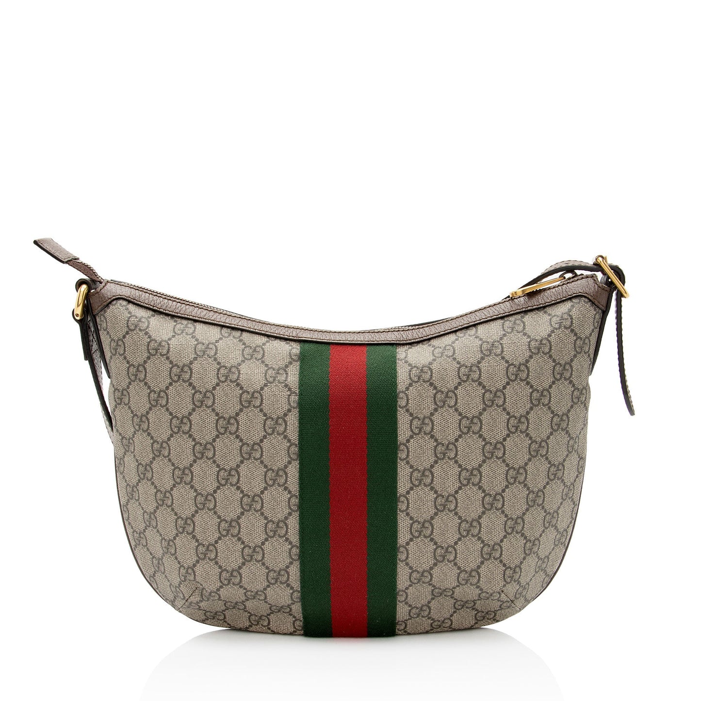 Gucci GG Supreme Ophidia Leather Canvas Nylon Beige Shoulder Bag Bag 5