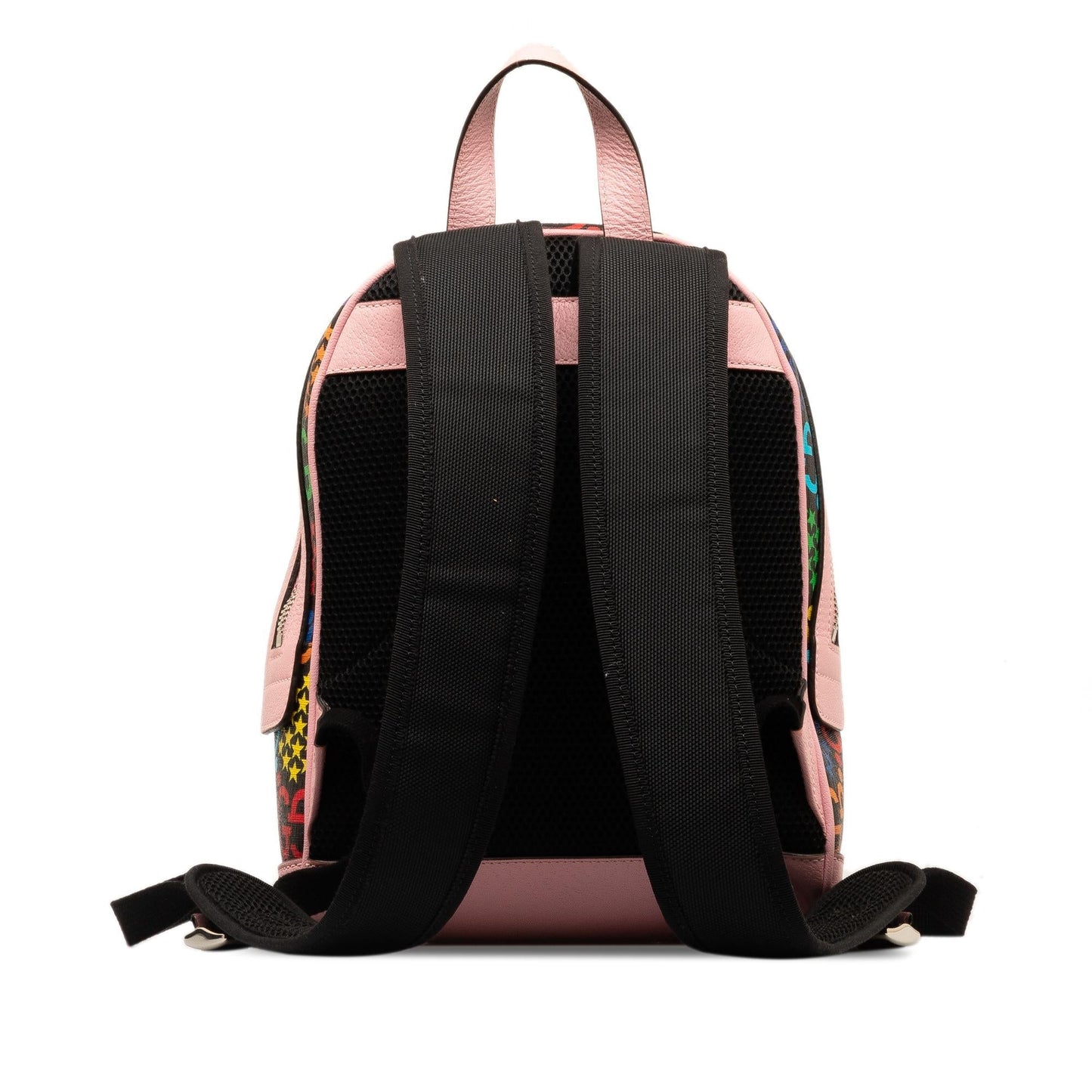 Gucci GG Supreme Psychedelic Backpack Canvas Calf Pink Backpack 1