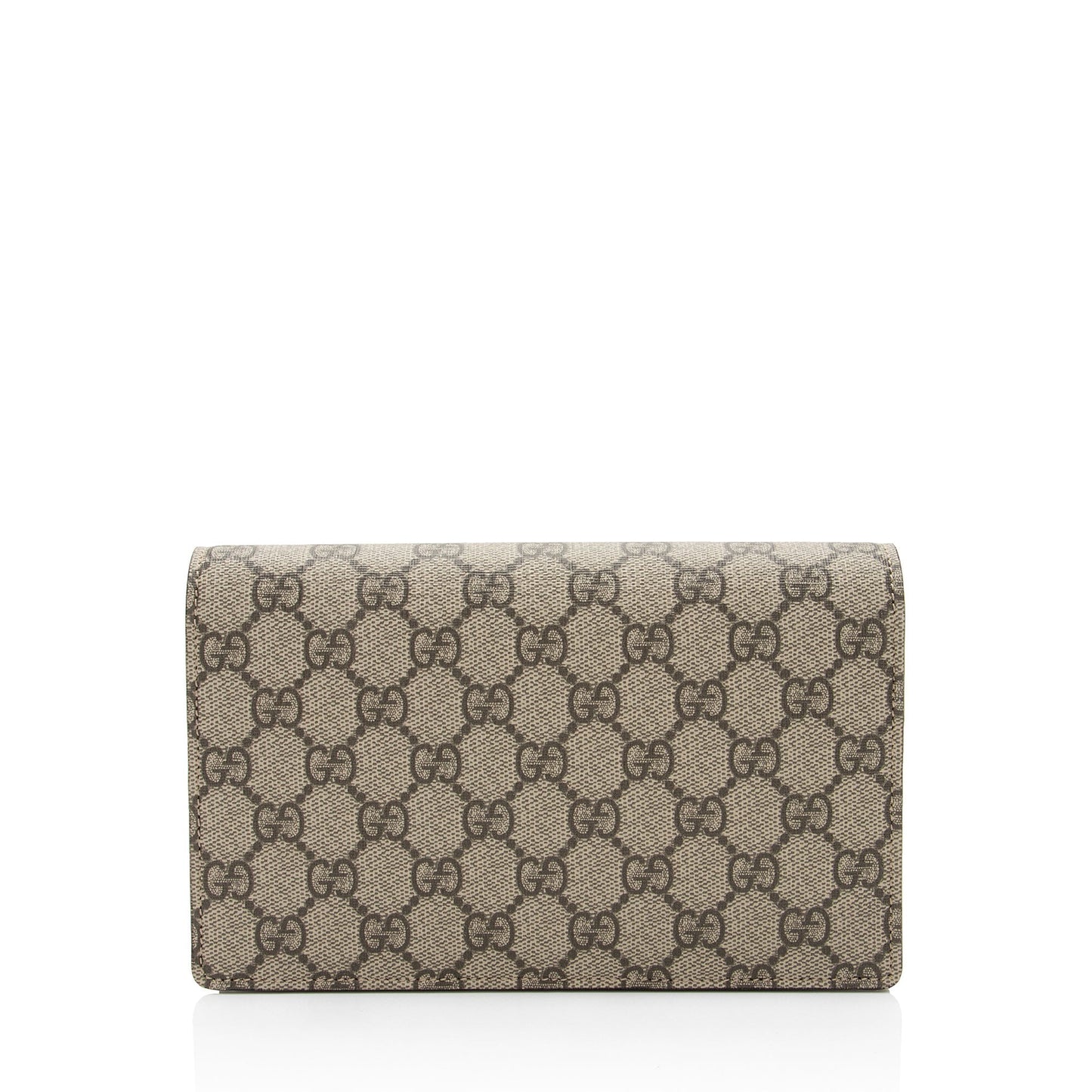 Gucci GG Supreme Script Logo Heart Leather Canvas Brown Beige Crossbody Bag Shf Lumkjk