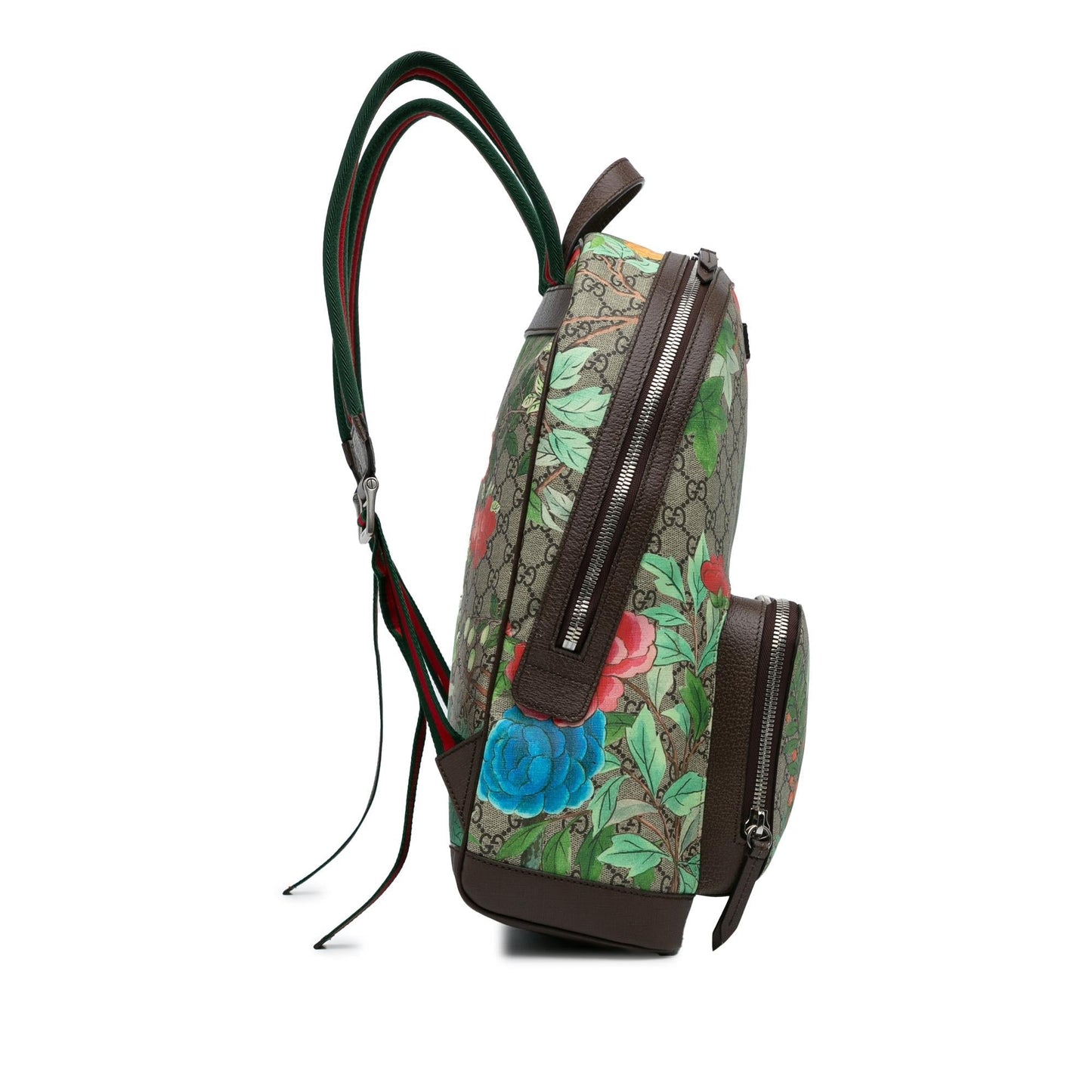 Gucci GG Supreme Tian Backpack SHG-PGzwv4 Canvas Calf Brown
