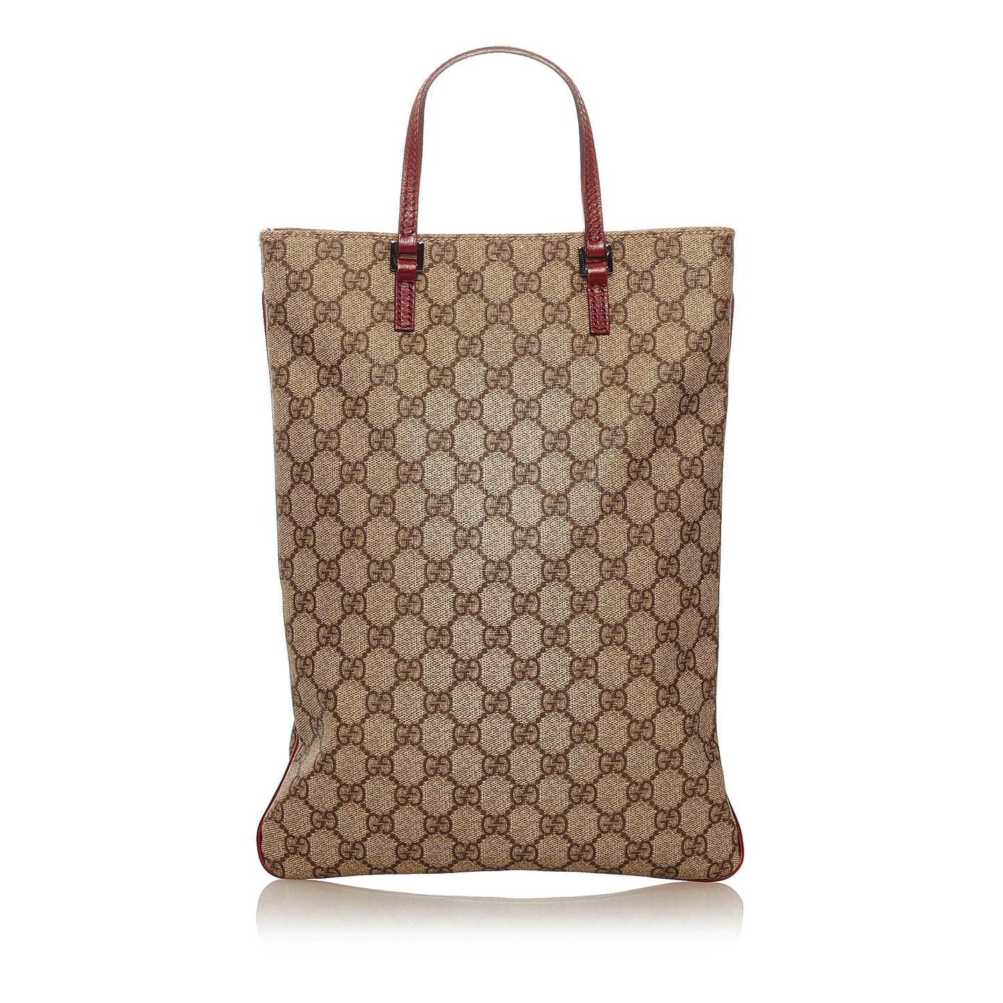 Gucci GG Supreme SHG Canvas Brown Tote Bag 8