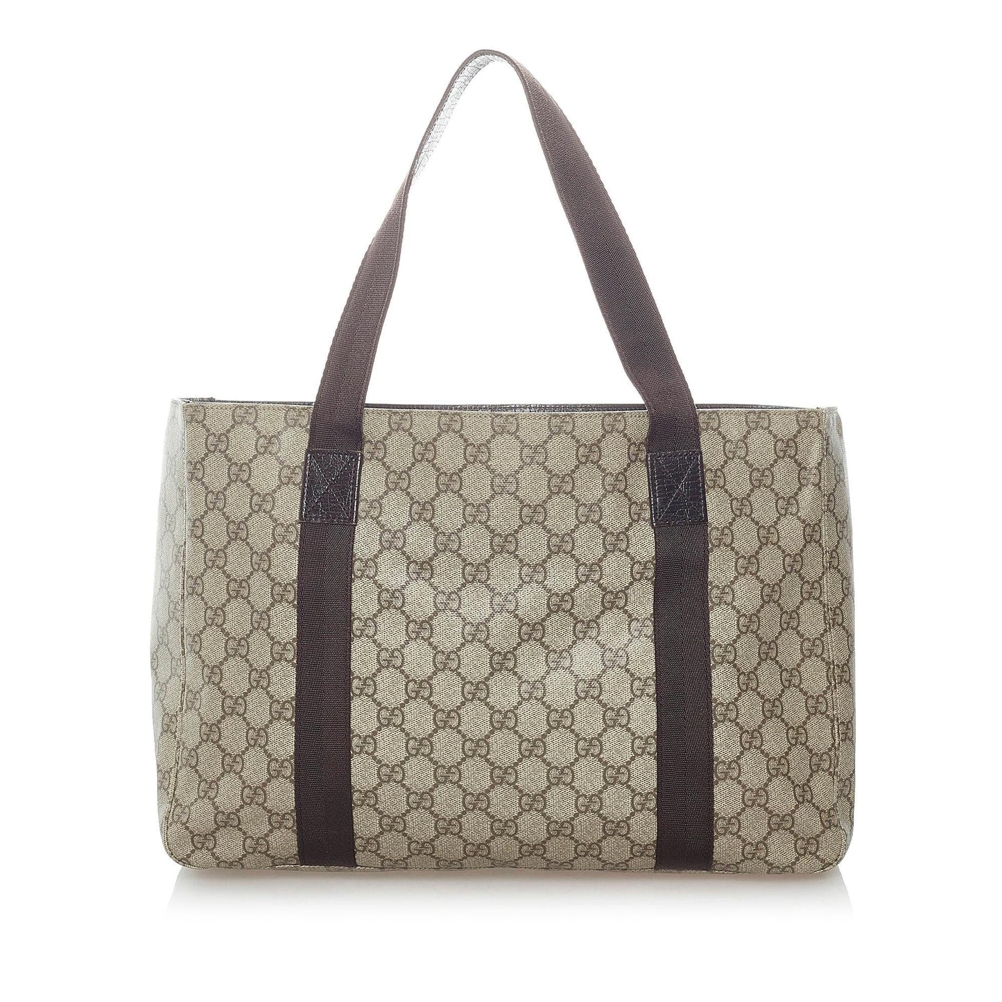 Gucci GG Supreme SHG Canvas Brown Tote Bag 12