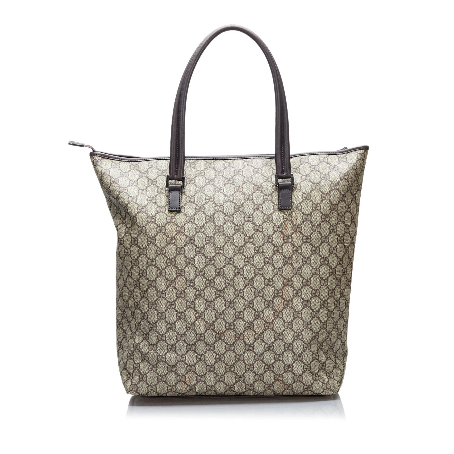 Gucci GG Supreme SHG-lNfymE Canvas Brown Tote Bag