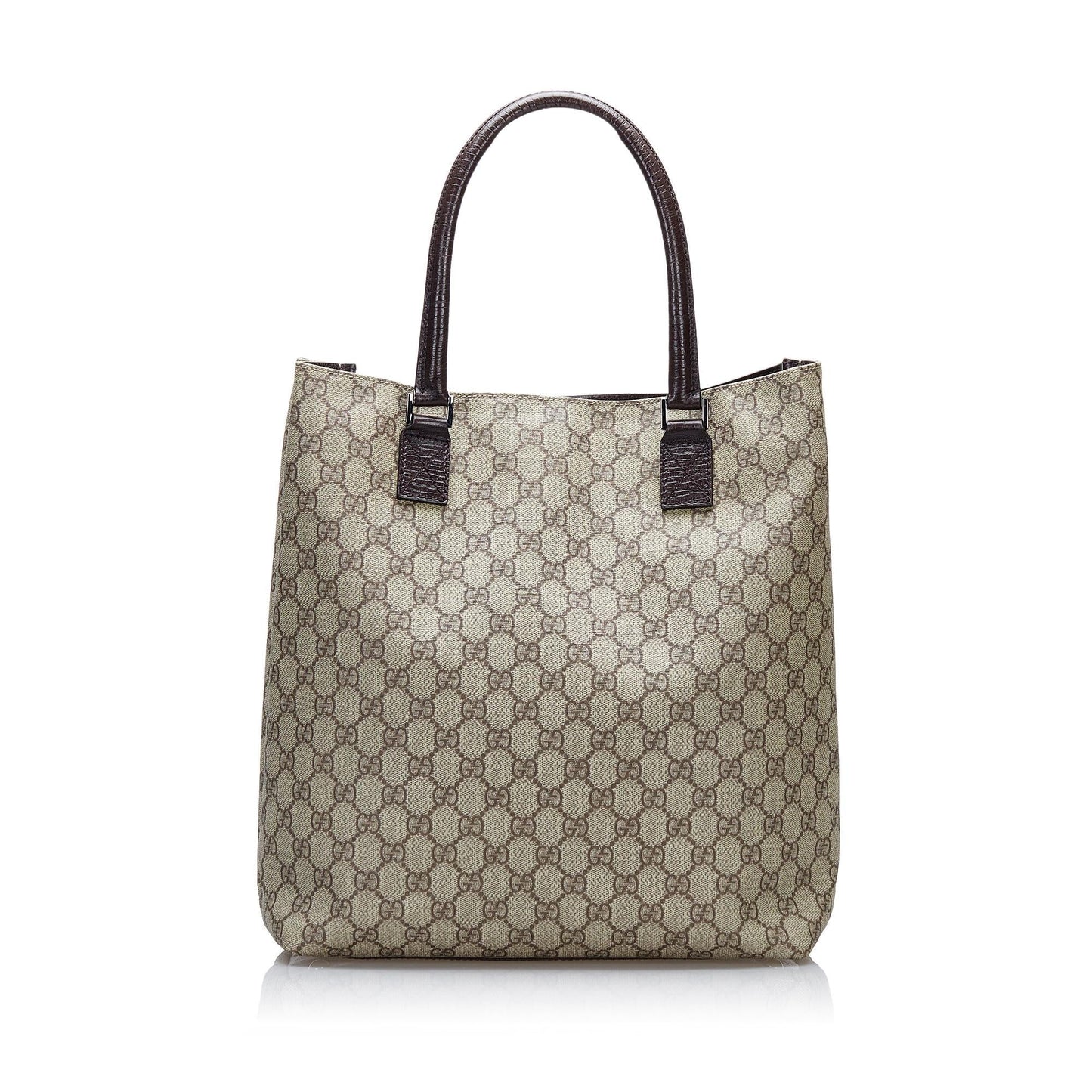 Gucci GG Supreme SHG Canvas Brown Tote Bag Tote Shg