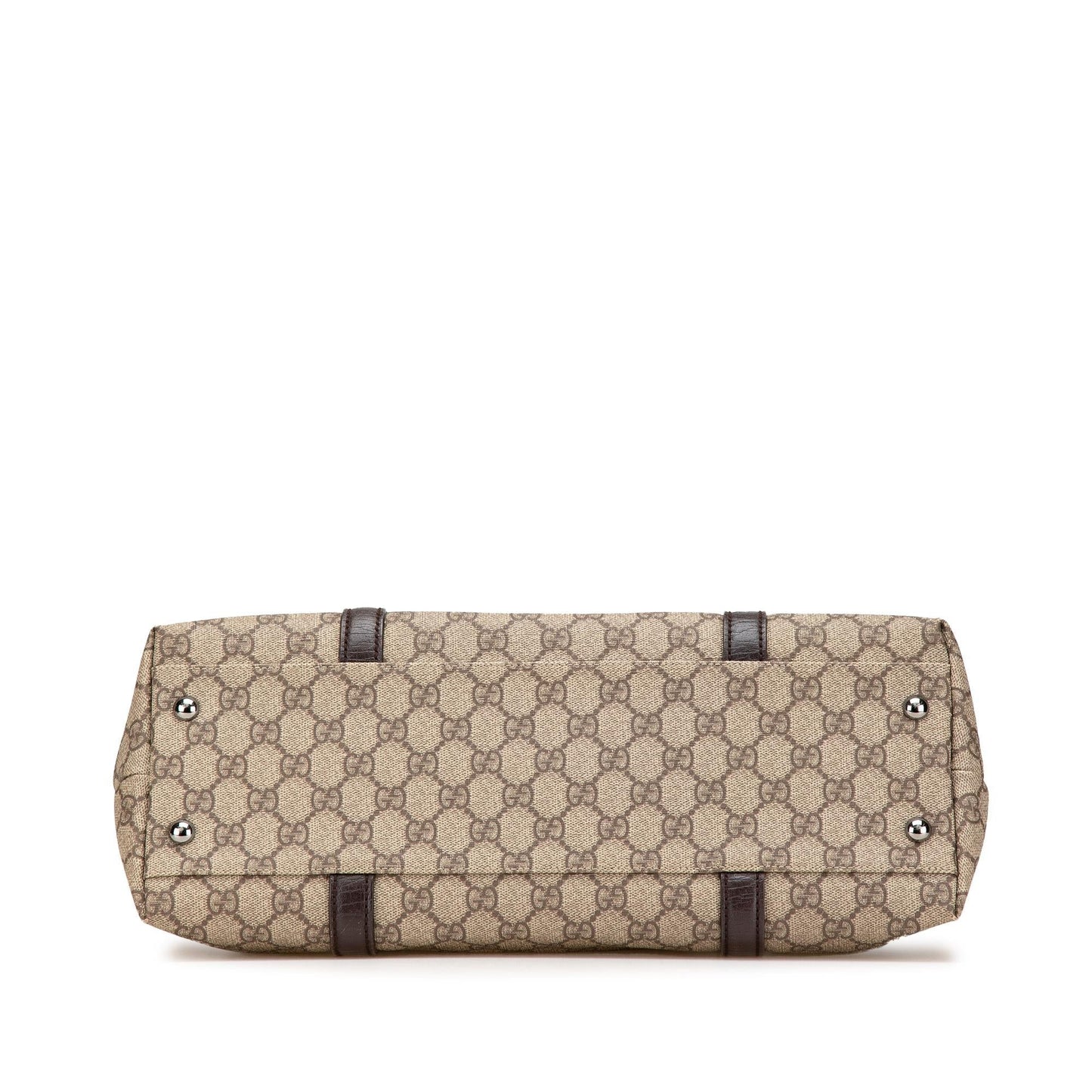 Gucci GG Supreme Canvas Brown Tote Bag