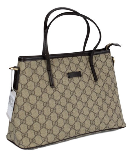 Gucci GG Supreme Two-Way Canvas Travel Bag