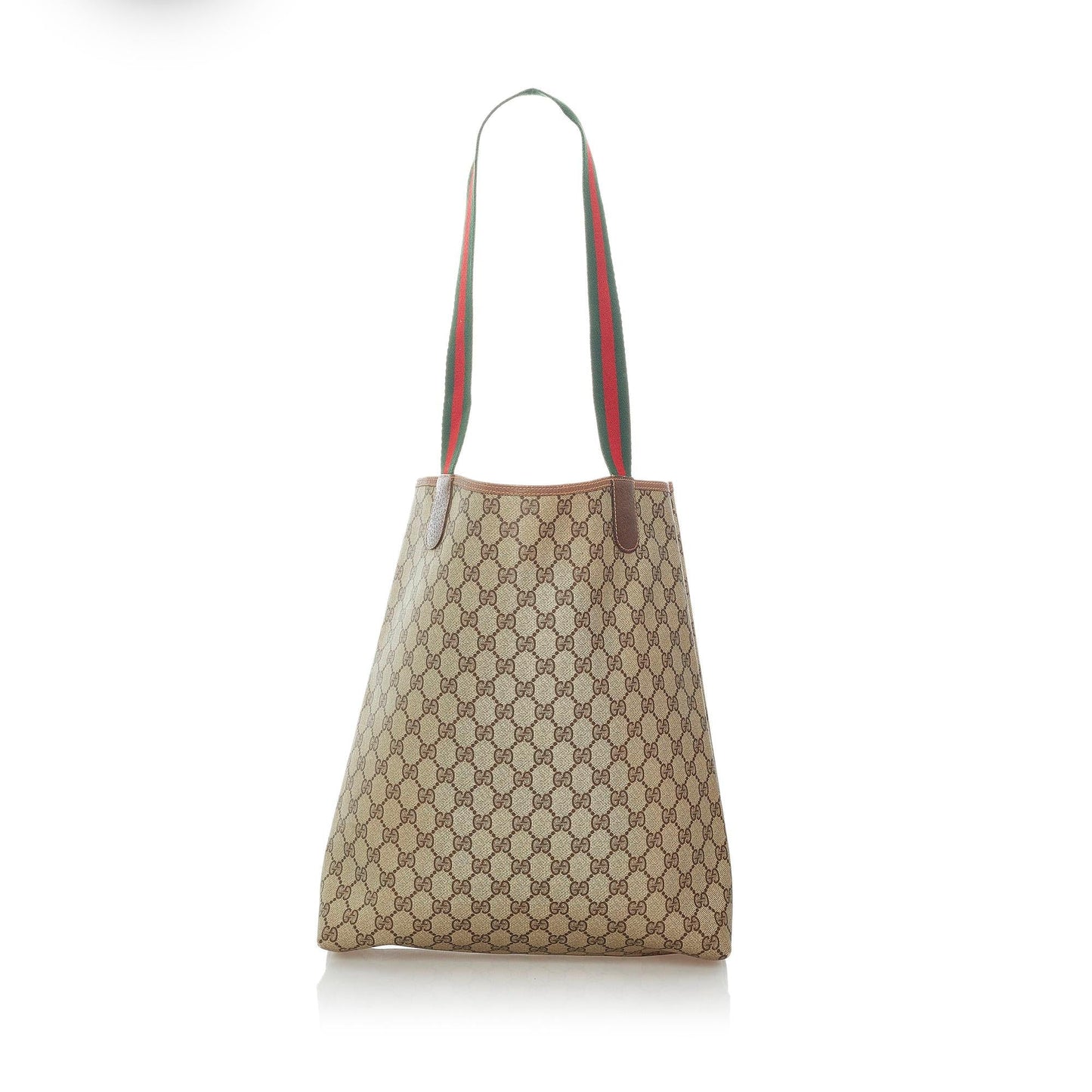 Gucci GG Supreme Web SHG Canvas Brown Tote Bag 3
