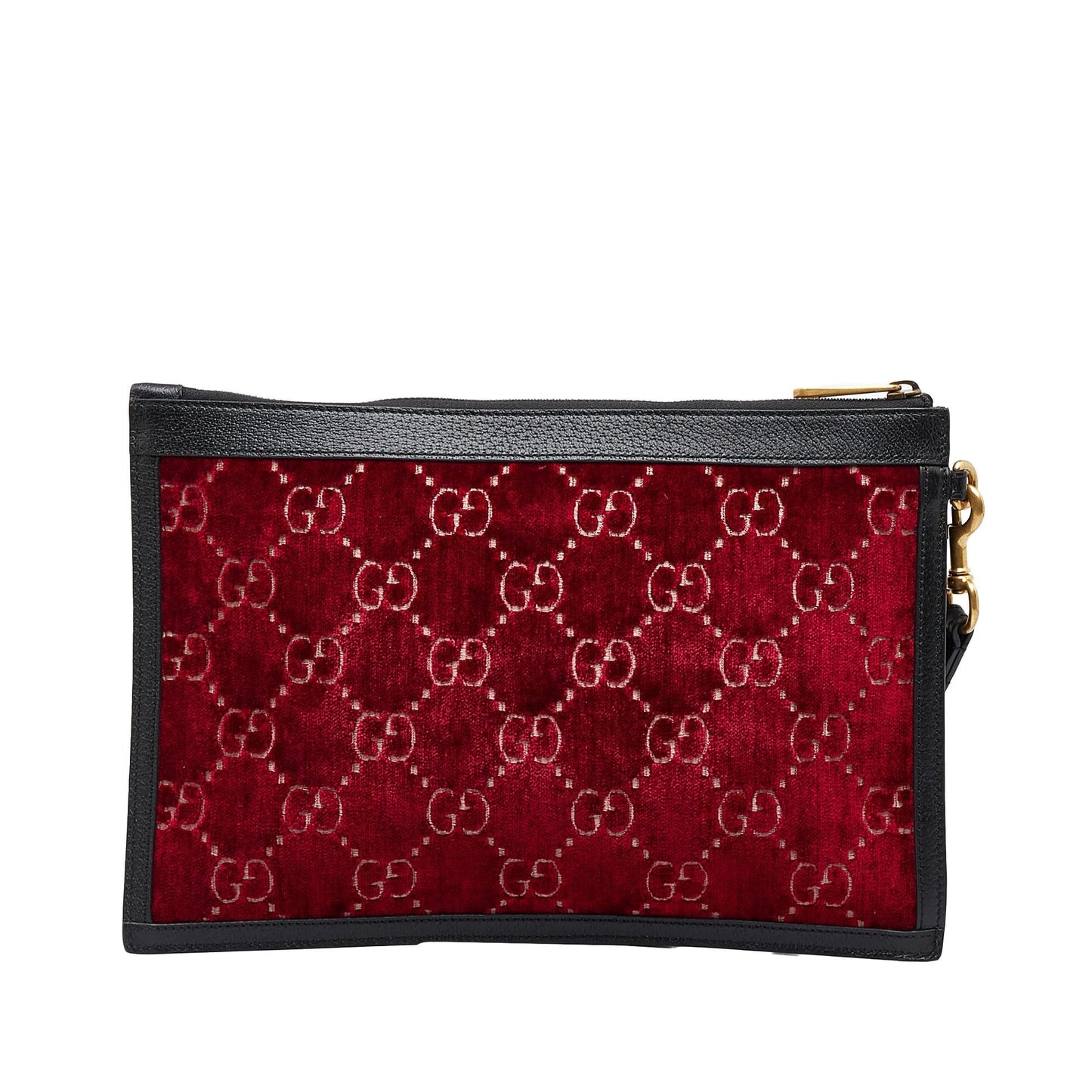 Gucci GG Velvet Ophidia SHG-0Q4r1S Red Clutch Bag