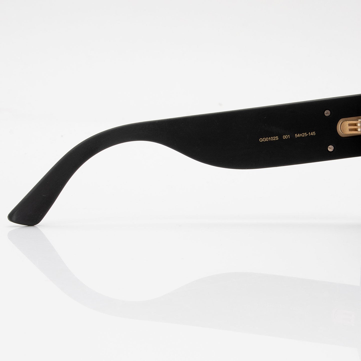 Gucci Glitter Interlocking G Square Sunglasses Black Accessory