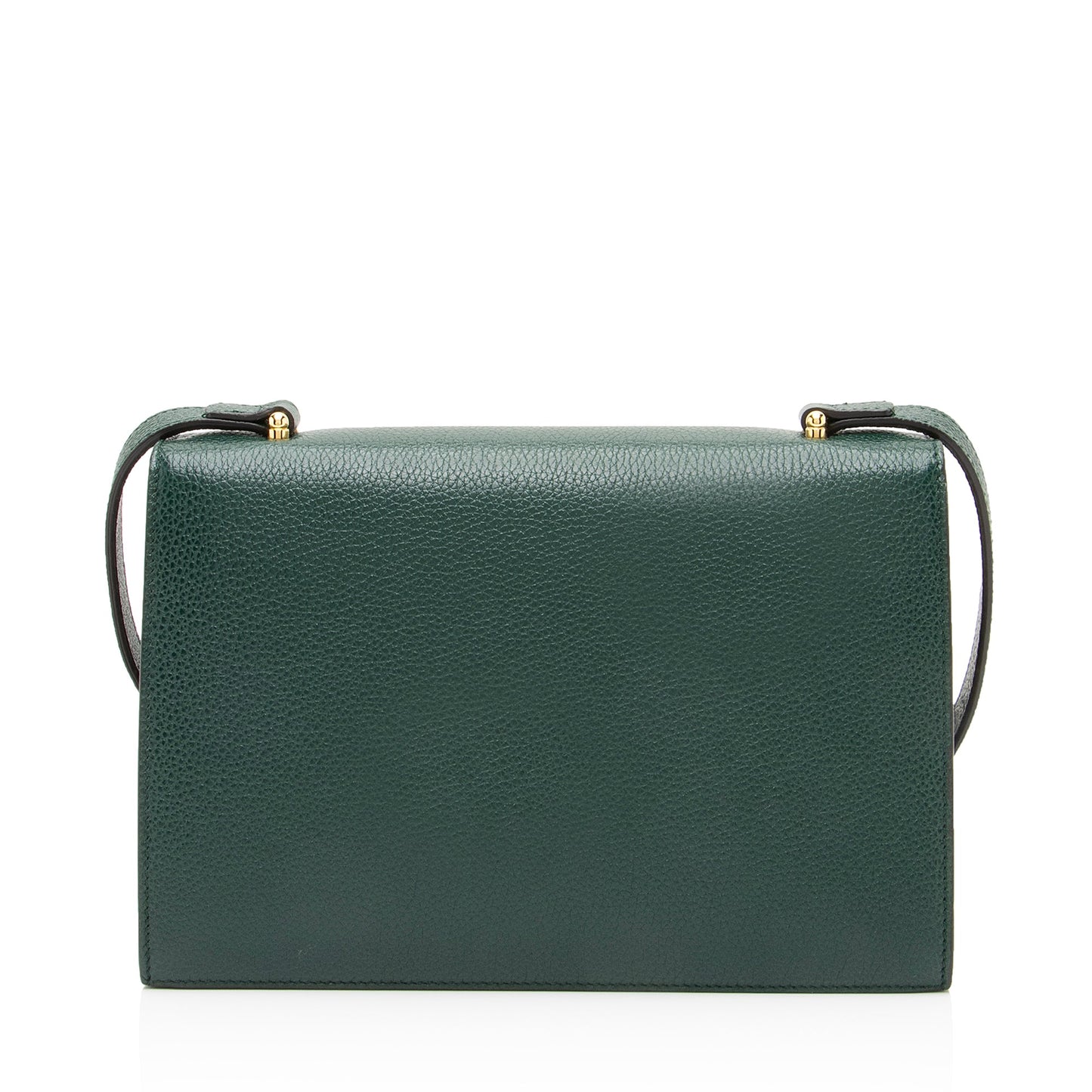 Gucci Grained Zumi SHF Calfskin Green Small Crossbody Bag