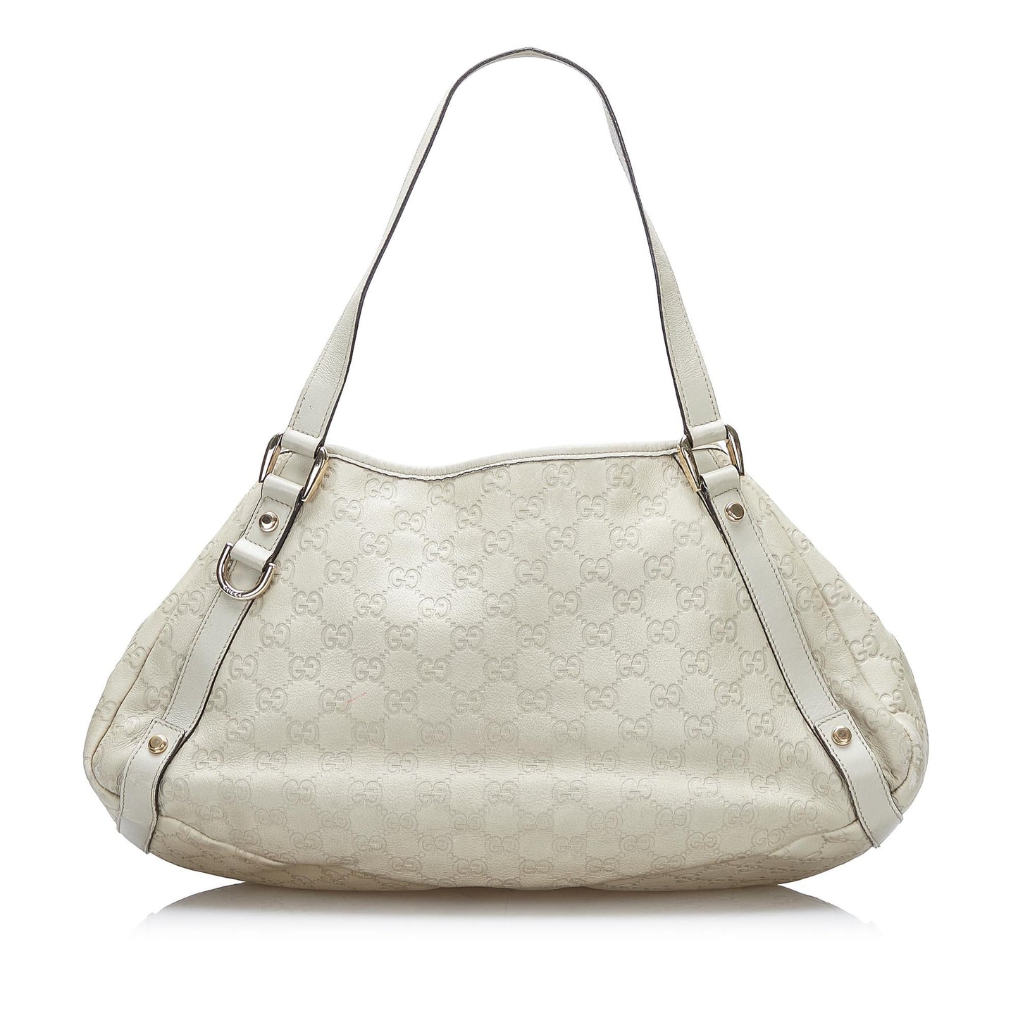 Gucci Guccissima Abbey SHG-lo5Mxl Calf White Shoulder Bag