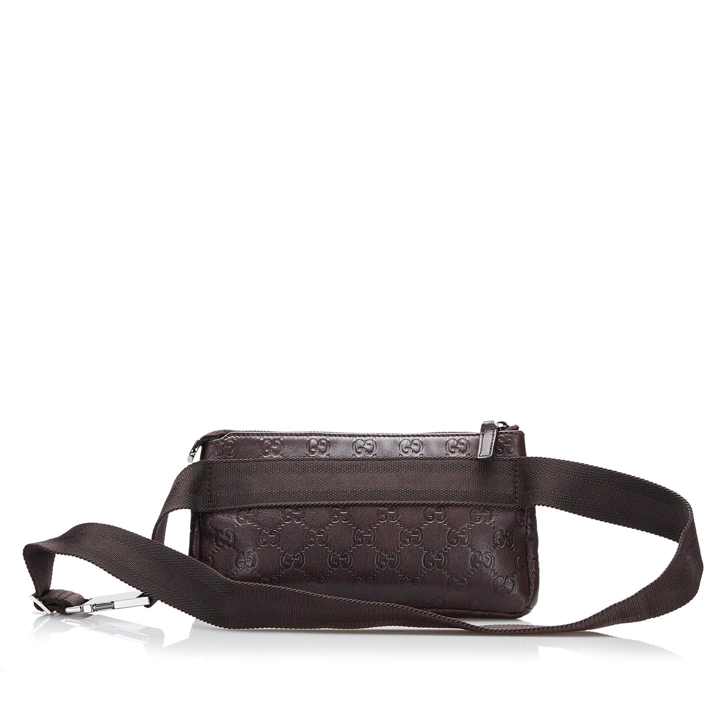 Gucci Guccissima Belt SHG-VF3s3U Calf Brown Accessory