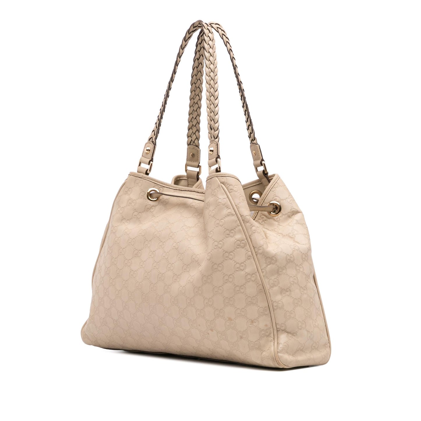 Gucci Guccissima Braided Peggy Tote Bag